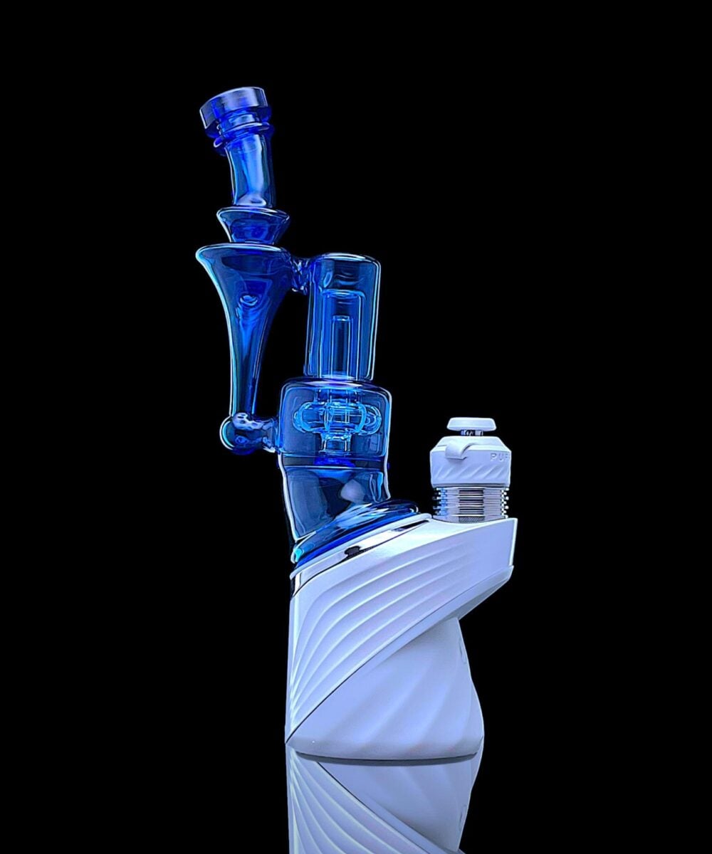 Alternative view of IRIDESCENT GLASS: MINI RBR PUFFCO PEAK ATTACHMENT