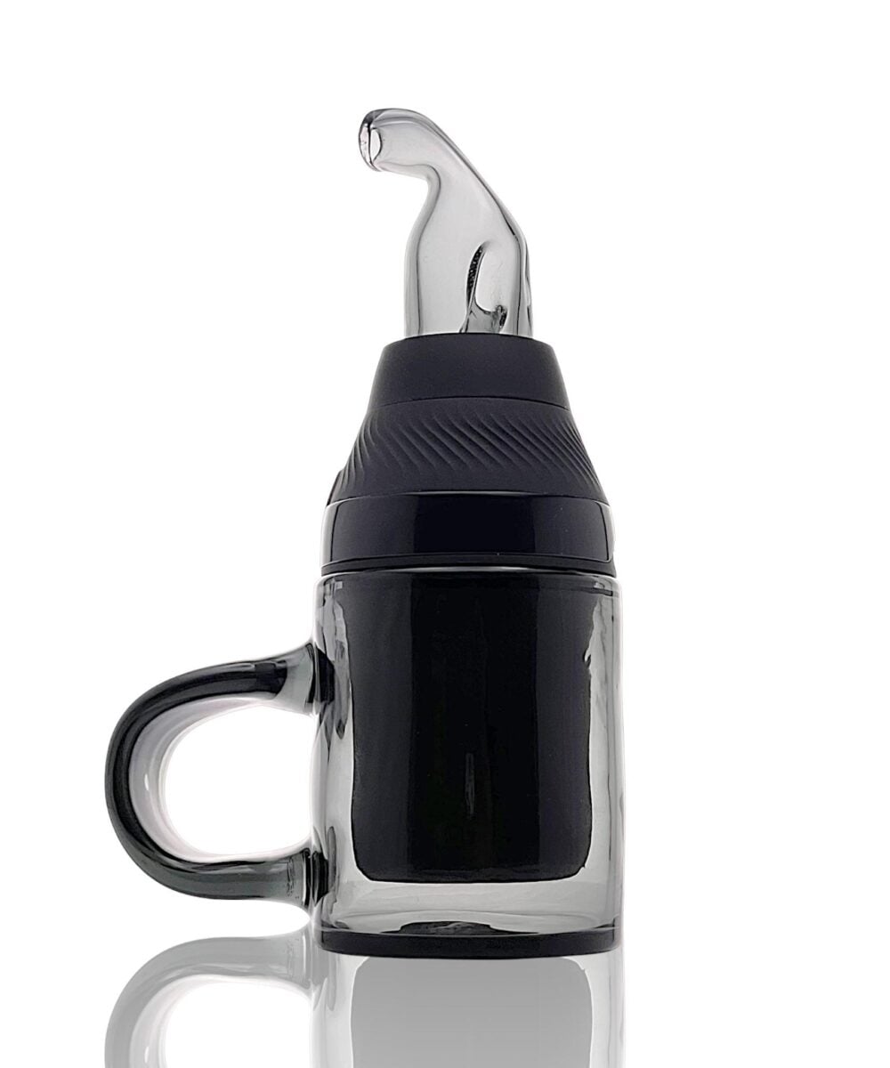 GLASS ART BY SHAGGY: COLOR CUP WITH HANDLE AND MOUTHPIECE SET FOR PUFFCO PROXY CORE