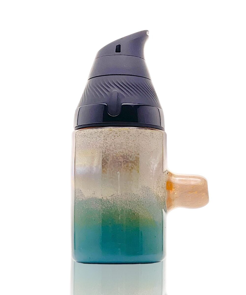 Alternative view of GLASS ART BY SHAGGY: COLOR FADE STUBBIE DUAL USE PUFFCO PROXY CORE MOUTHPIECE