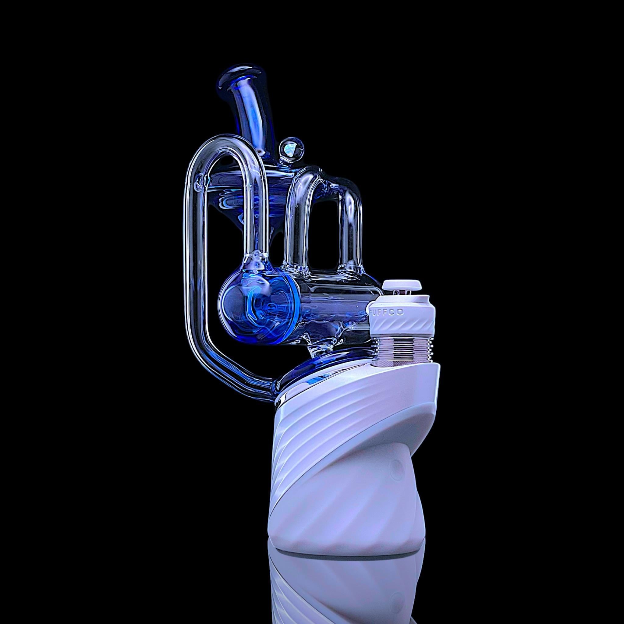 CALI BEAR GLASS: INLINE PERC RECYCLER PUFFCO PEAK GLASS ATTACHMENT - Image 5