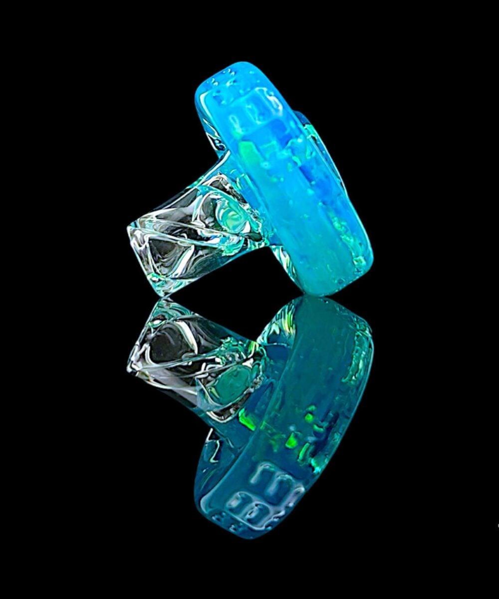 Alternative view of NIB GLASS: COLOR ACCENTED BOLT NEW PEAK/NEW PROXY JOYSTICK CAP (#1-20)