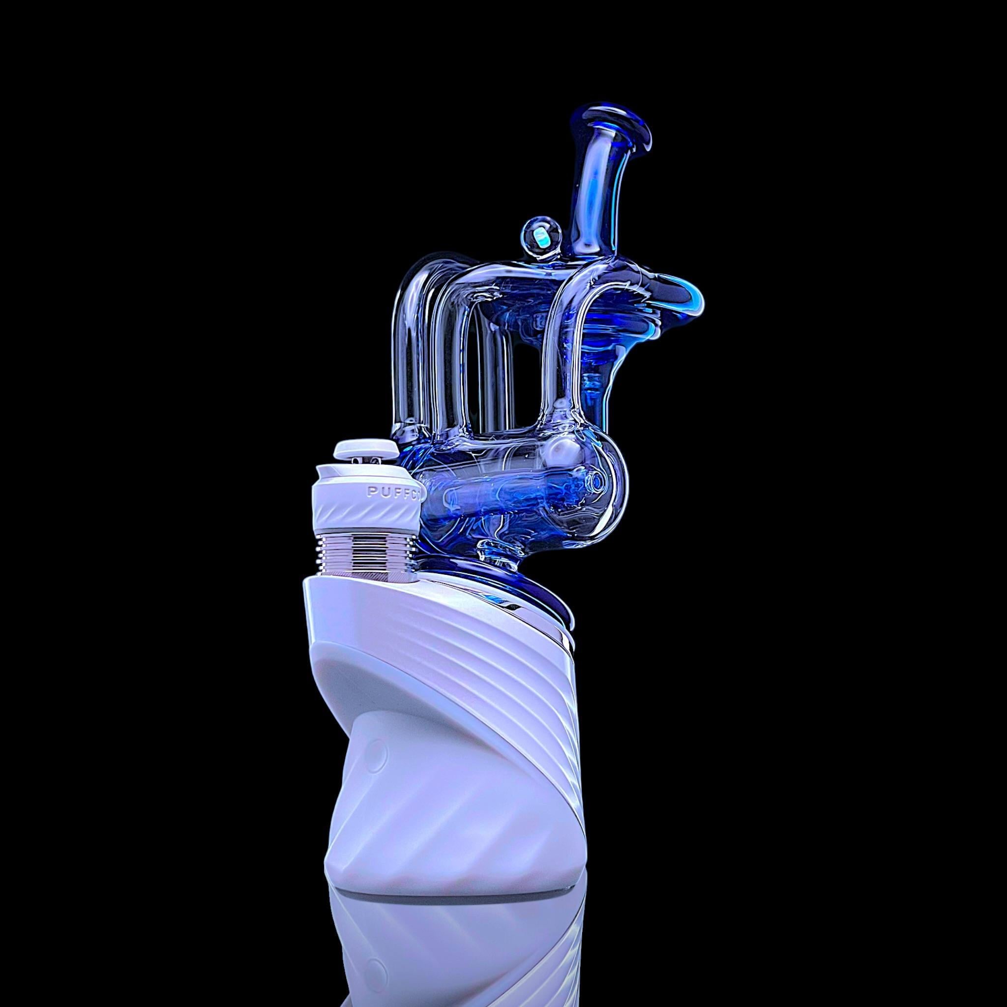 CALI BEAR GLASS: INLINE PERC RECYCLER PUFFCO PEAK GLASS ATTACHMENT - Image 8