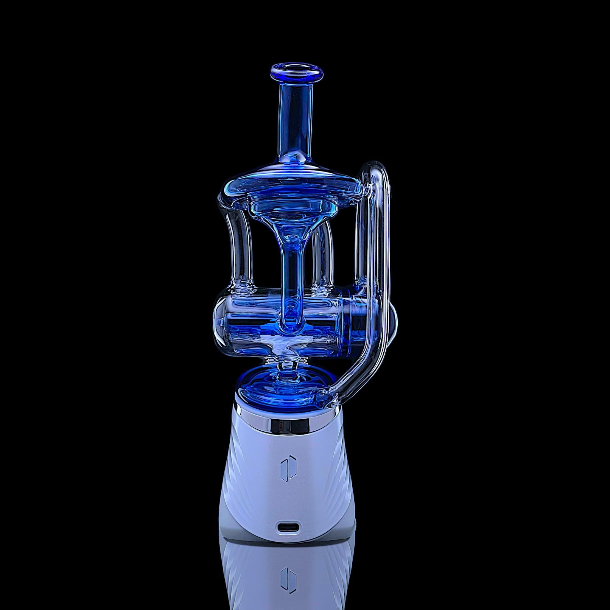 CALI BEAR GLASS: INLINE PERC RECYCLER PUFFCO PEAK GLASS ATTACHMENT - Image 7