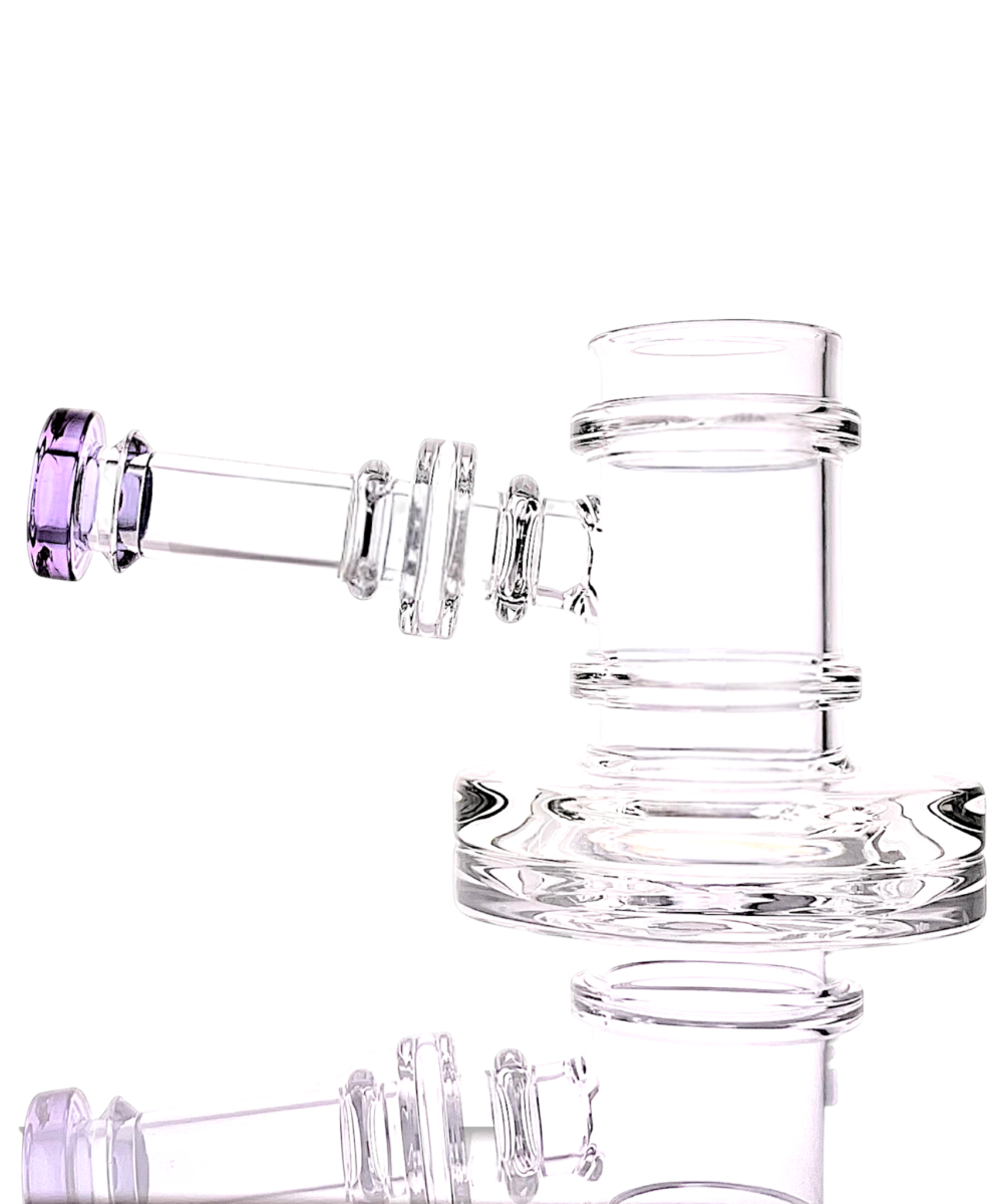 IRIDESCENT GLASS: DRY HAMMER PUFFCO PROXY ATTACHMENT - PURPLE (CFL)