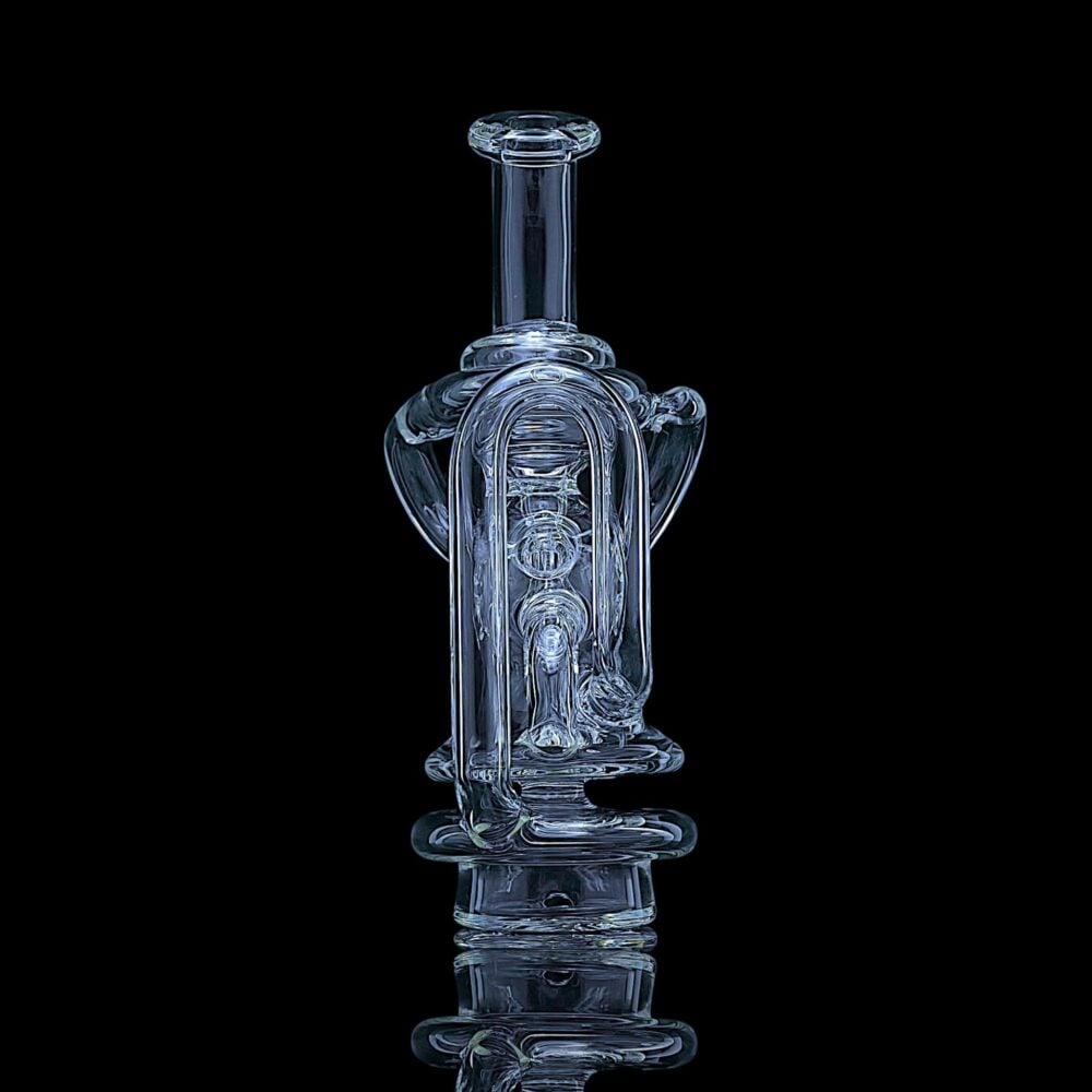 IRIDESCENT GLASS: MINI EXO FOCUS V CARTA ATTACHMENT | Zee Vapor