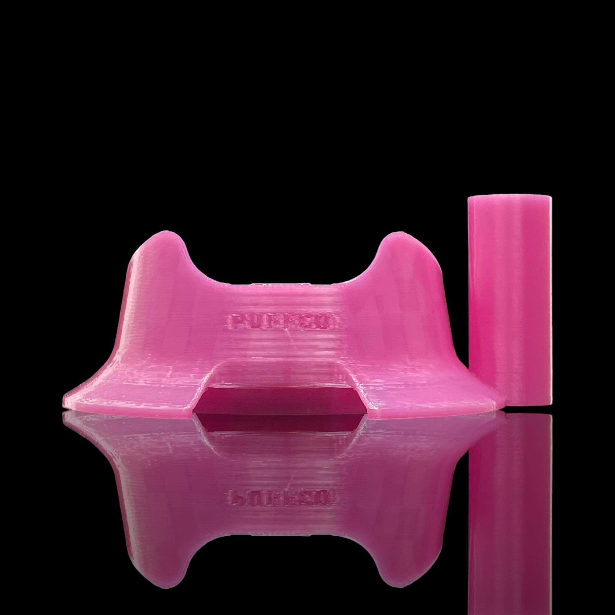 IRIDESCENT GLASS: PINK STABILIZING BASE FOR PUFFCO PEAK AND PEAK PRO - Image 2
