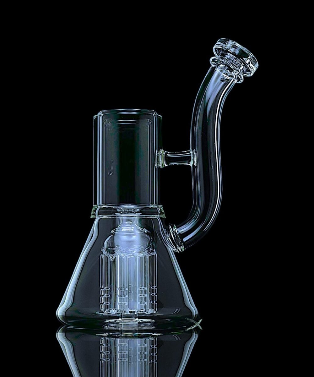 Alternative view of IRIDESCENT GLASS: TREE PERC BUBBLER PUFFCO PROXY ATTACHMENT