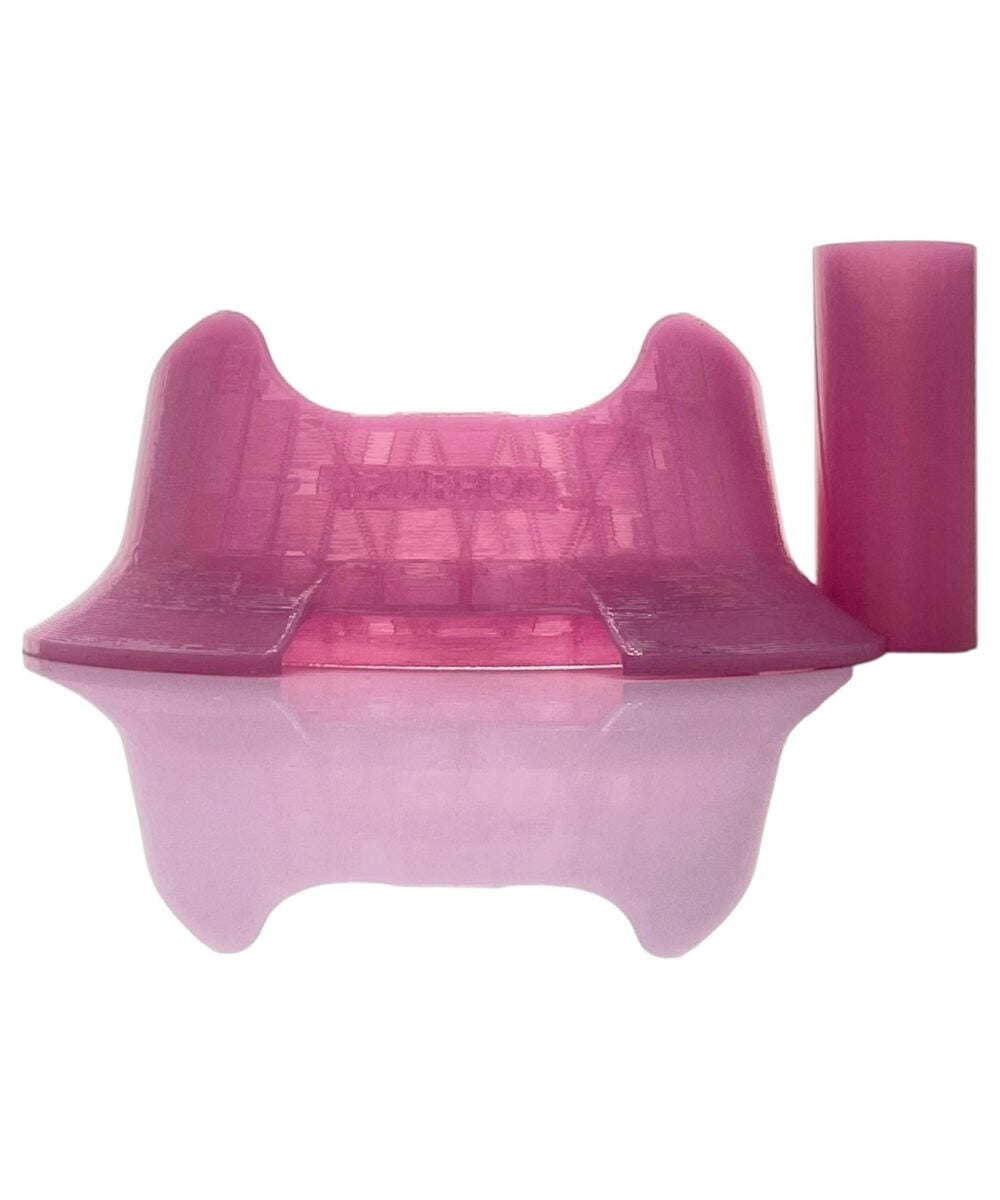 IRIDESCENT GLASS: PINK STABILIZING BASE FOR PUFFCO PEAK AND PEAK PRO