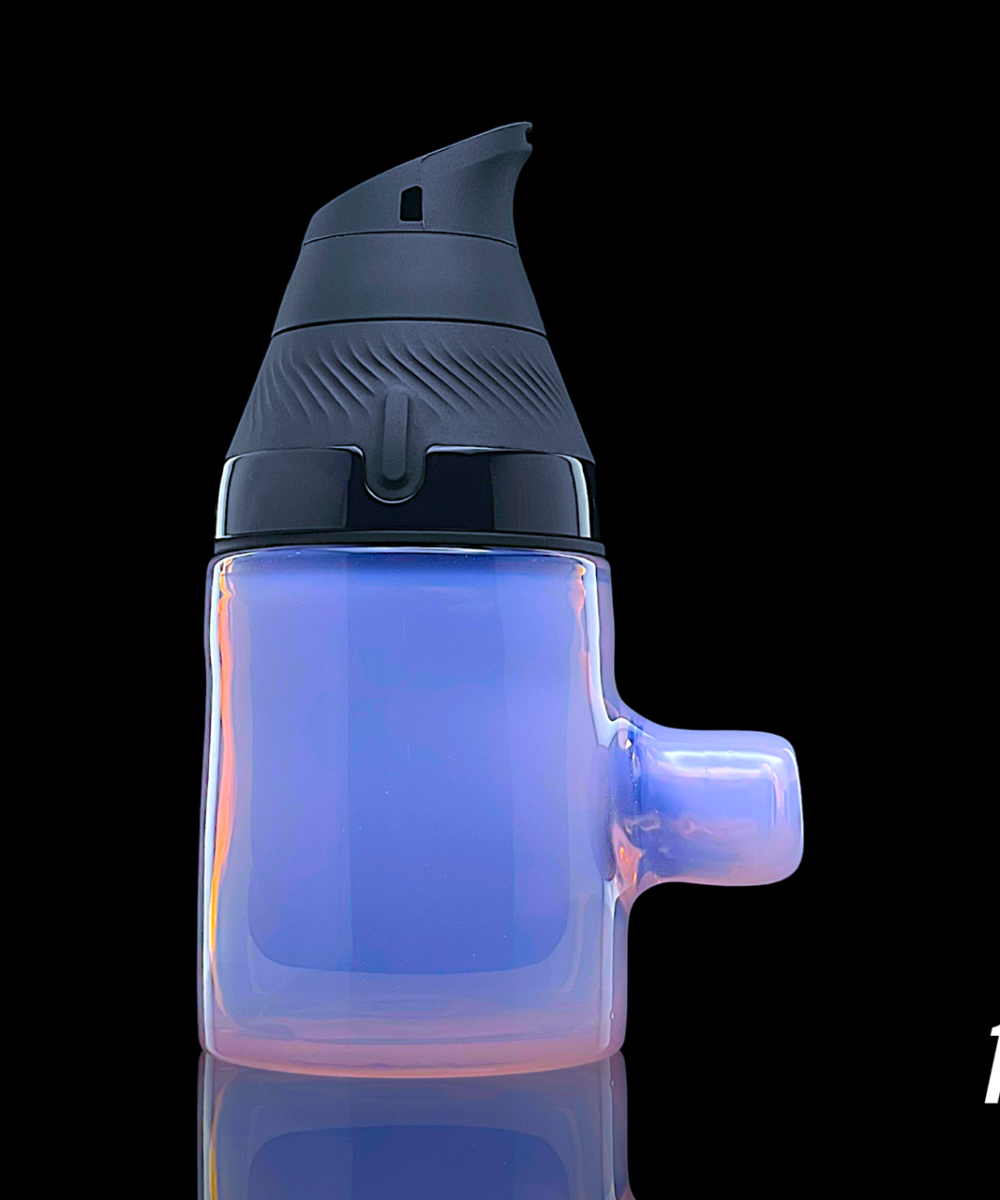 Alternative view of GLASS ART BY SHAGGY: FULL COLOR STUBBIE DUAL USE PUFFCO PROXY CORE MOUTHPIECE
