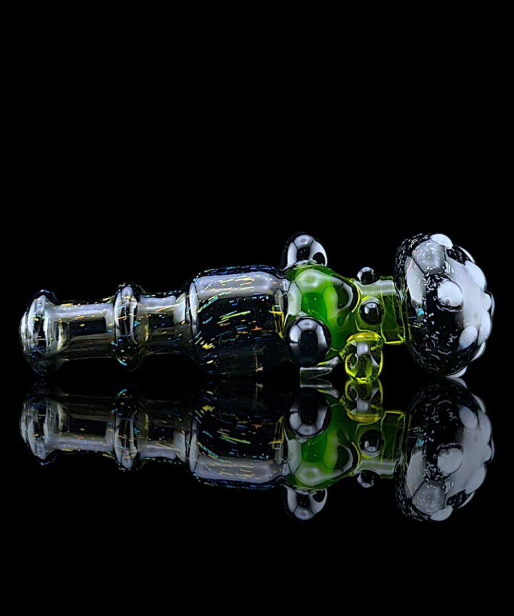 Alternative view of IRIDESCENT GLASS: SHROOM DUDE NEW PEAK/PROXY JOYSTICK CAP