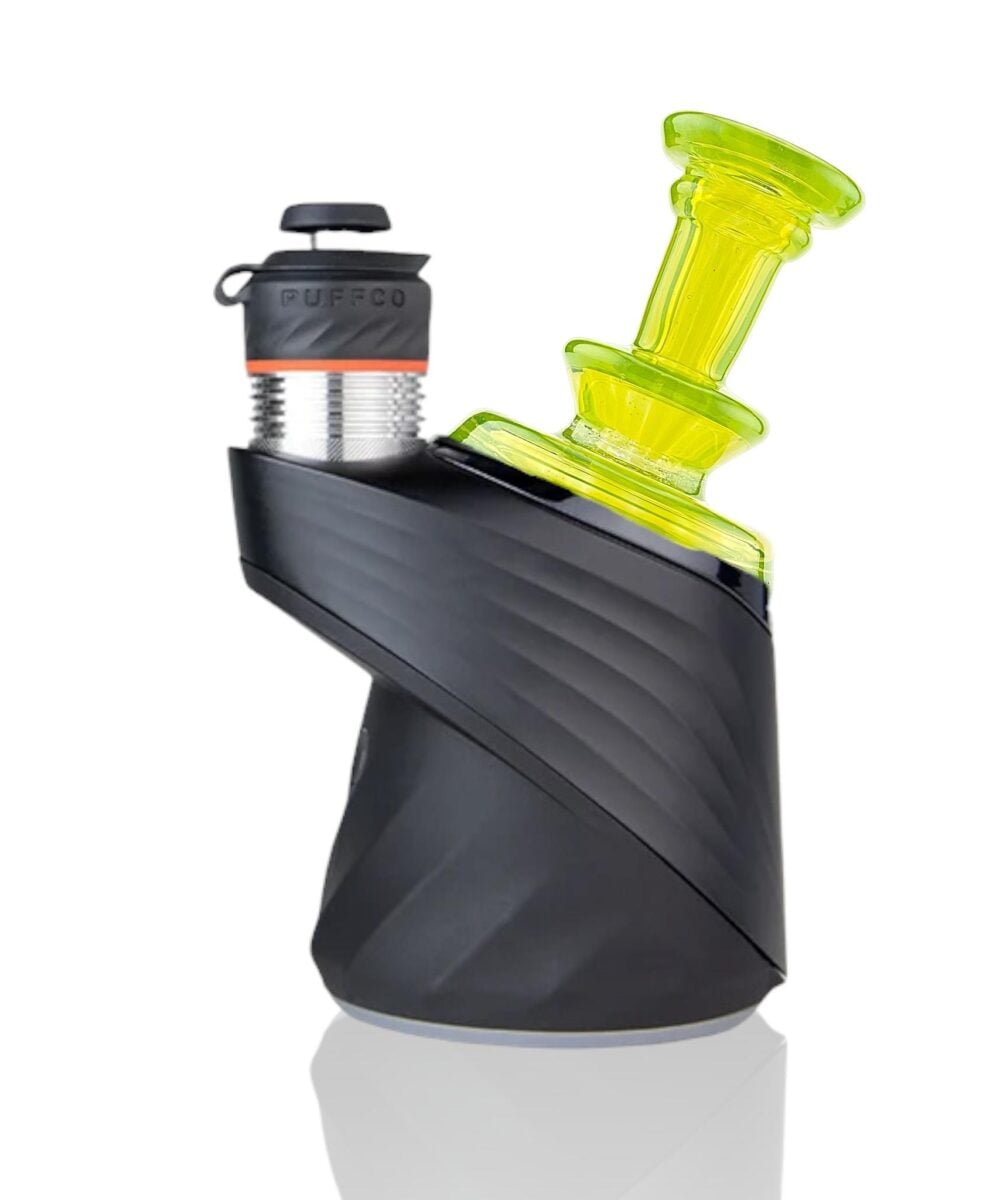 IRIDESCENT GLASS: SUPERIOR HOURGLASS DRY PUFFCO PEAK ATTACHMENT