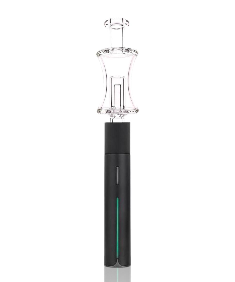 IRIDESCENT GLASS: HOURGLASS PUFFCO PIVOT GLASS MOUTHPIECE