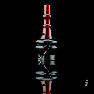 #5 - RED POMP X JET BLACK