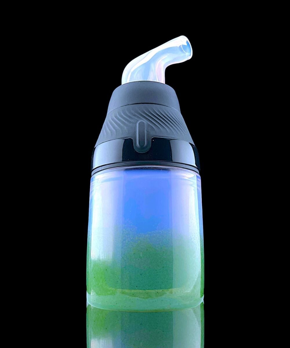 Alternative view of GLASS ART BY SHAGGY: FADED COLOR CUP AND MOUTHPIECE SET FOR PUFFCO PROXY CORE