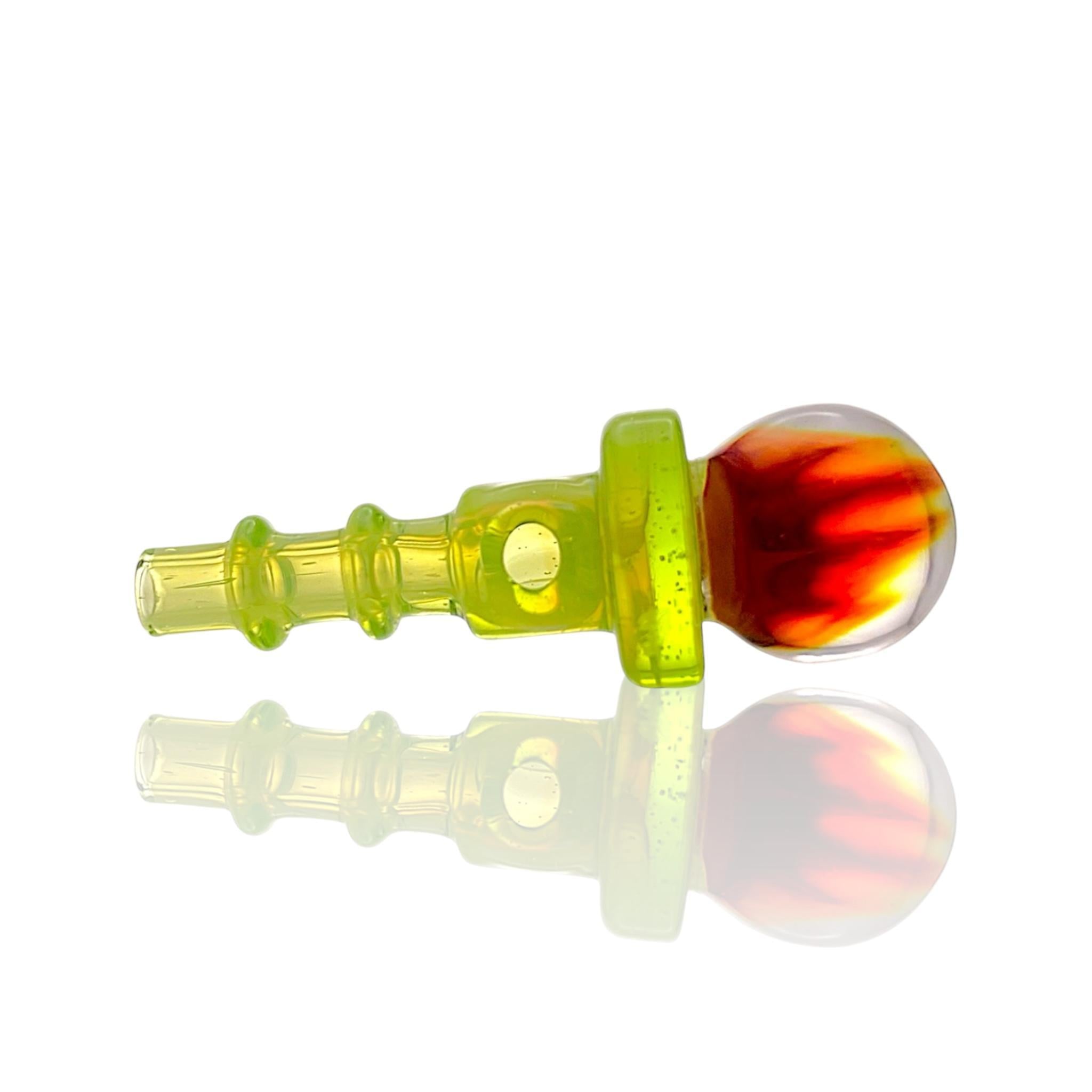 IRIDESCENT GLASS: COLORED MILLIE IMPLOSION PUFFCO PEAK PRO 3DXL JOYSTICK CAP