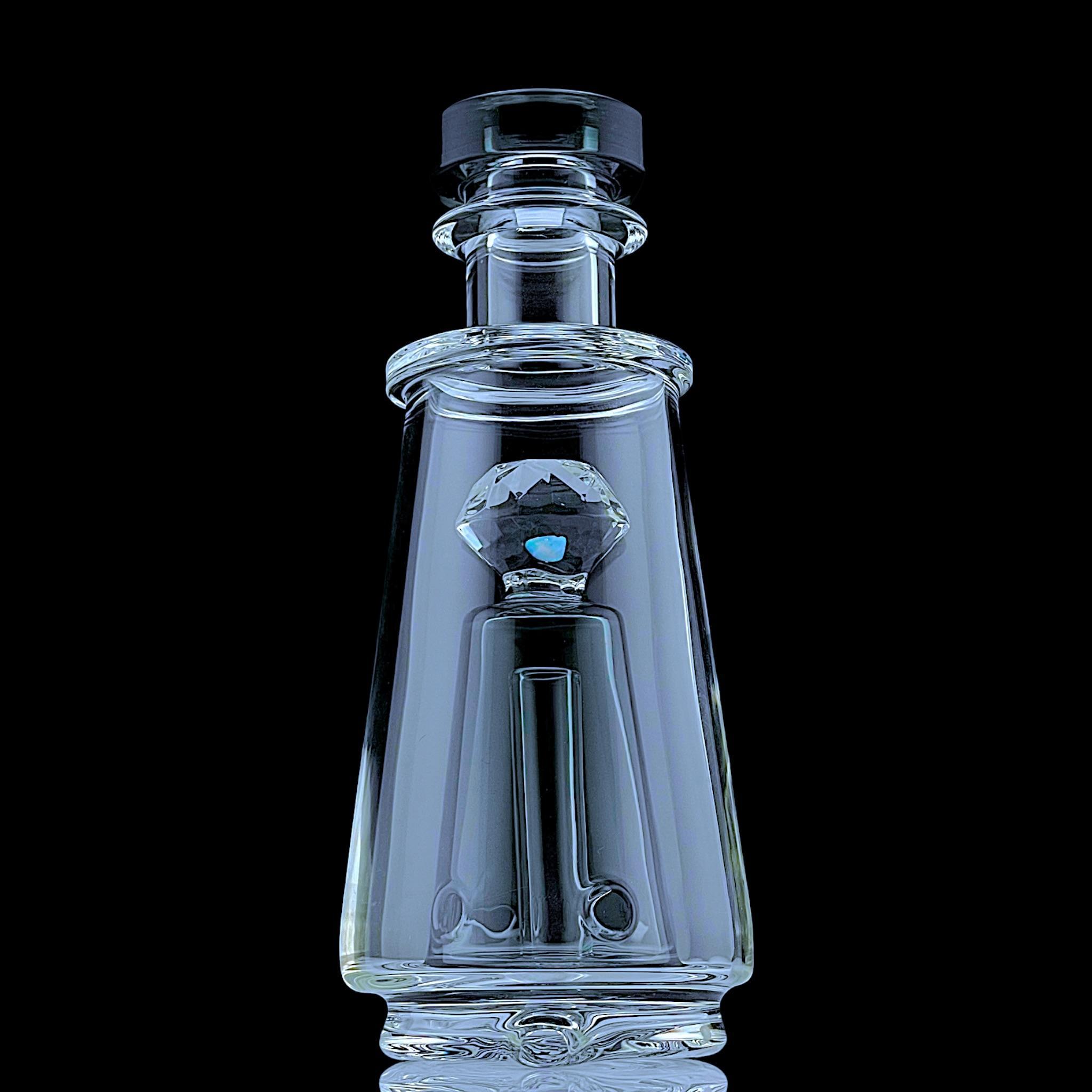 IRIDESCENT GLASS: FACETED CHUGGER PUFFCO PEAK GLASS ATTACHMENT - Image 4