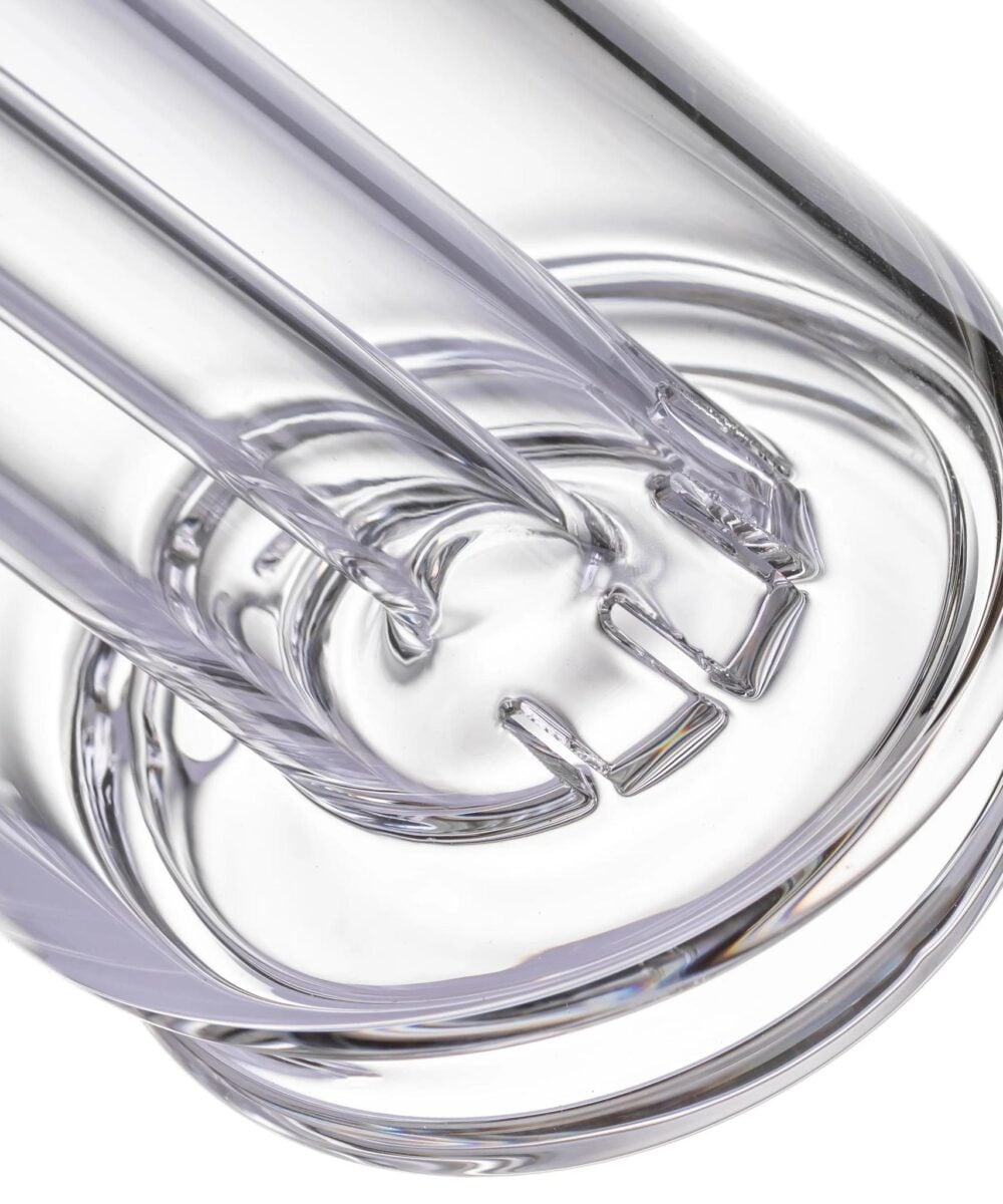 Alternative view of MJ ARSENAL GLASS: PLATEAU PUFFCO PEAK GLASS ATTACHMENT