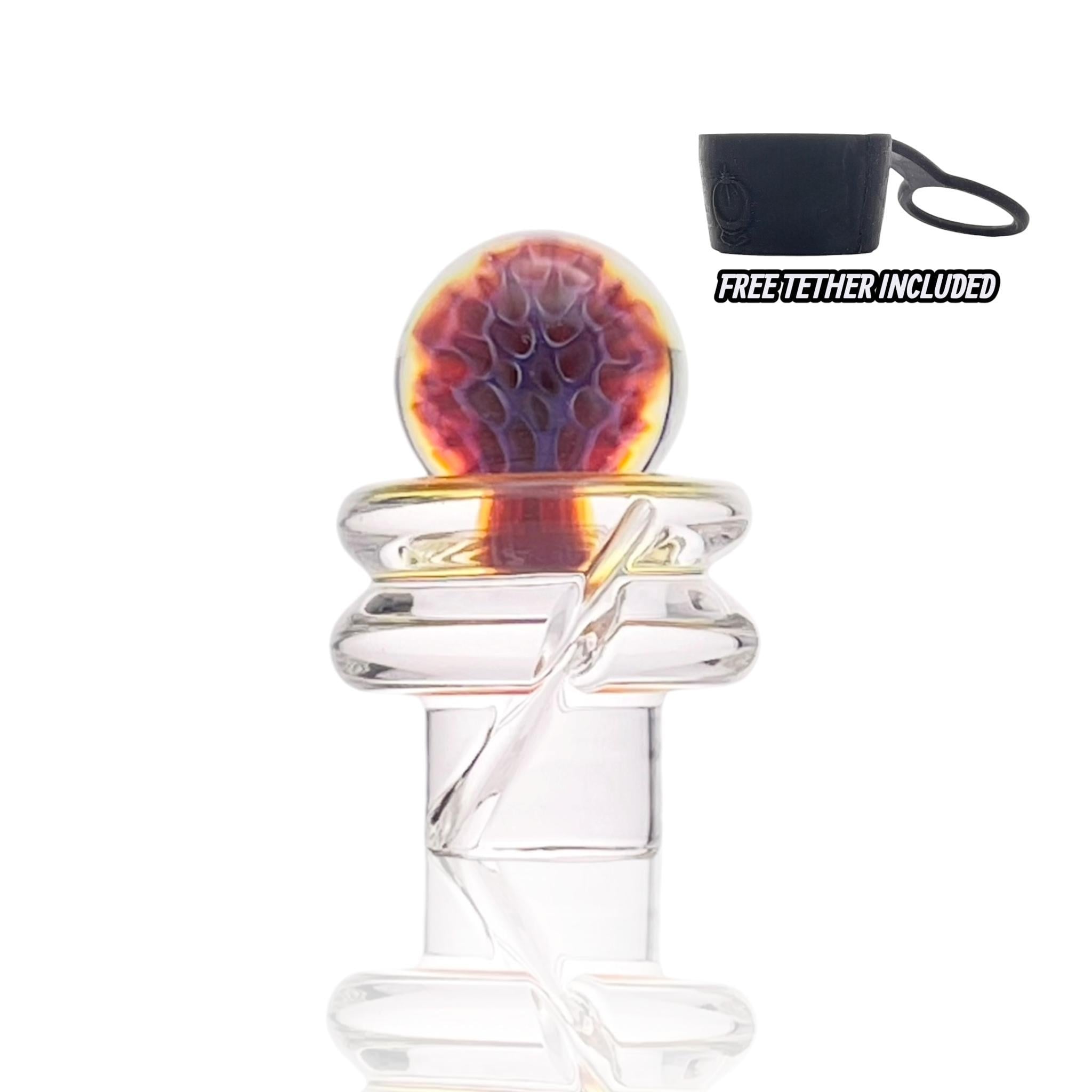 ONE TRICK PONY: CLEAR HONEYCOMB 3DXL PUFFCO PEAK PRO SPINNER CAP