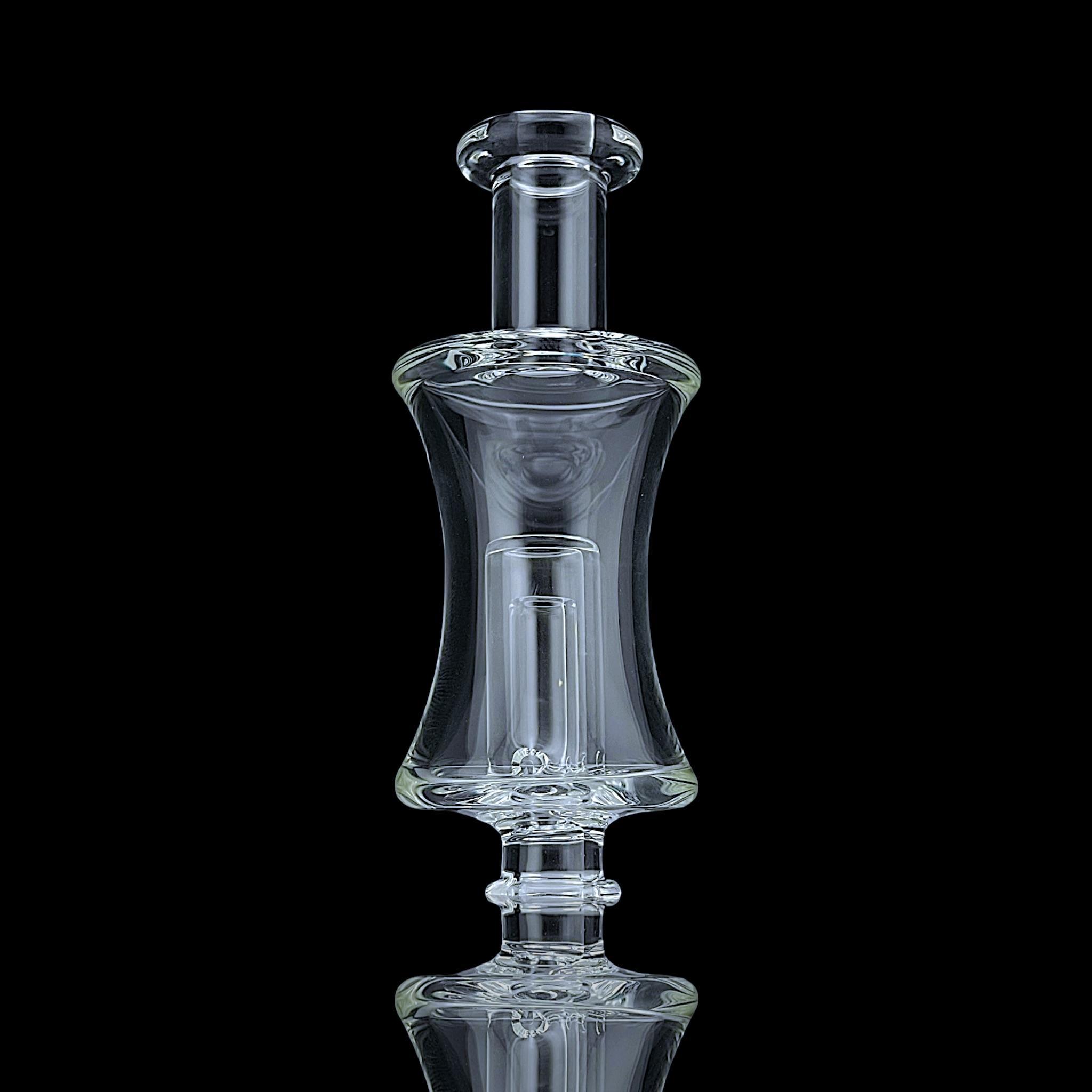 IRIDESCENT GLASS: HOURGLASS PUFFCO PIVOT GLASS MOUTHPIECE - Image 2