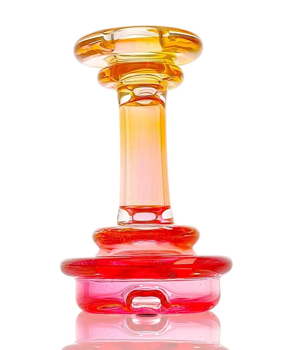 YETI DABS: FUMED DRY TOP PUFFCO PEAK GLASS ATTACHMENT