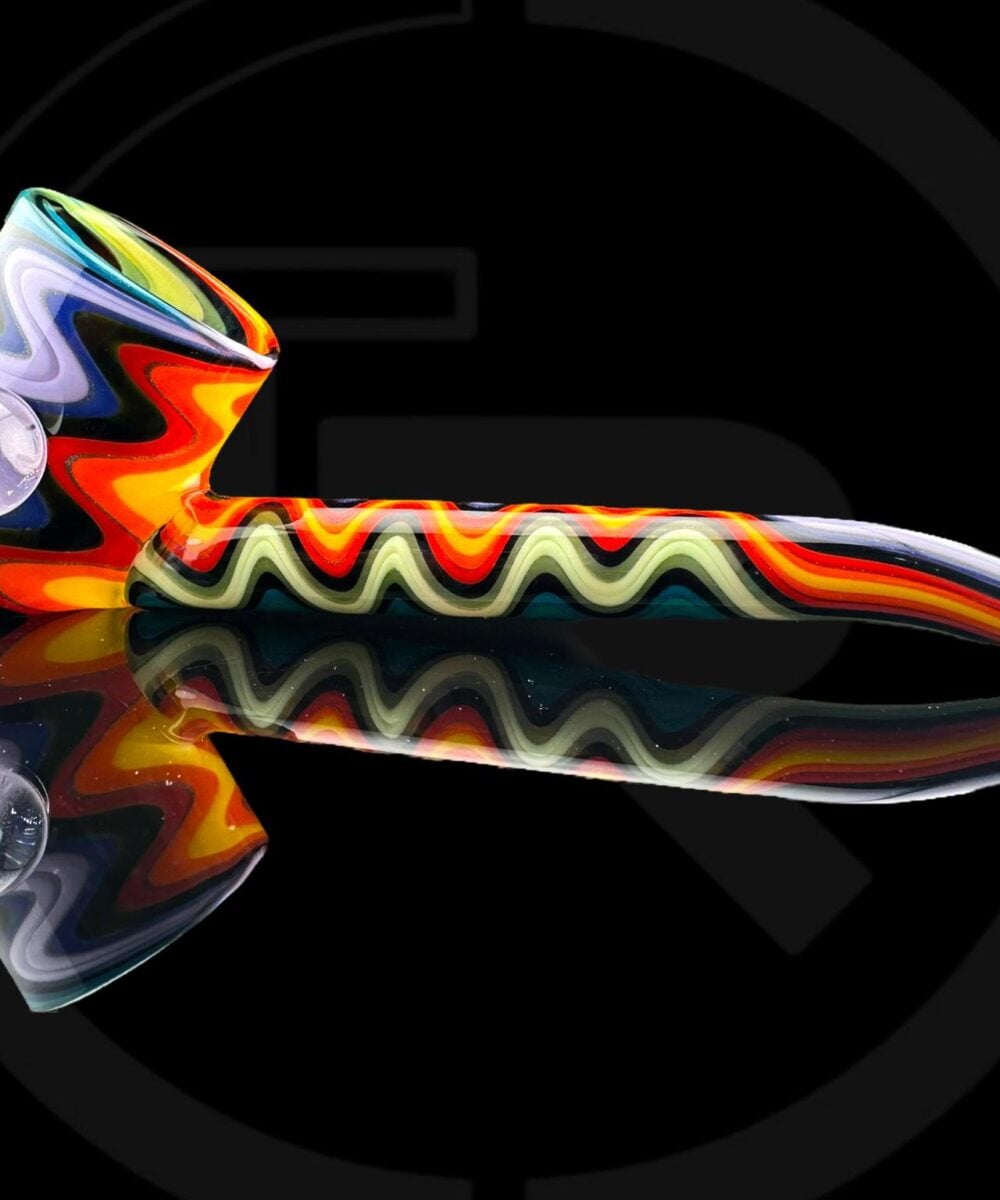 Alternative view of IRIDESCENT GLASS: WAG ENCASED OPAL PUFFCO PROXY ATTACHMENT