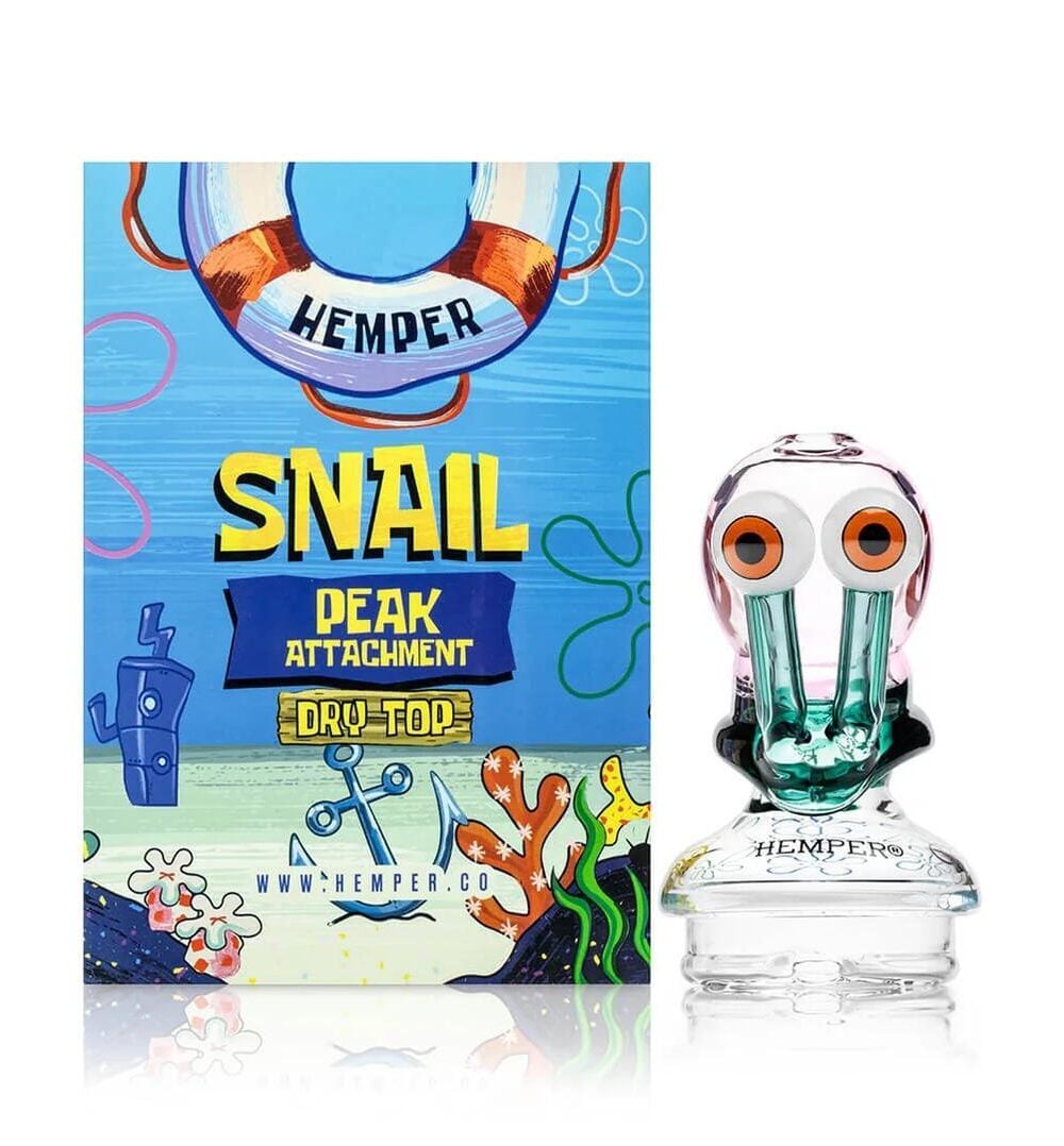 HEMPER GLASS: SNAIL PUFFCO PEAK GLASS ATTACHMENT