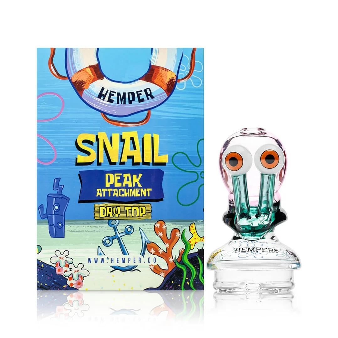 HEMPER GLASS: SNAIL PUFFCO PEAK GLASS ATTACHMENT