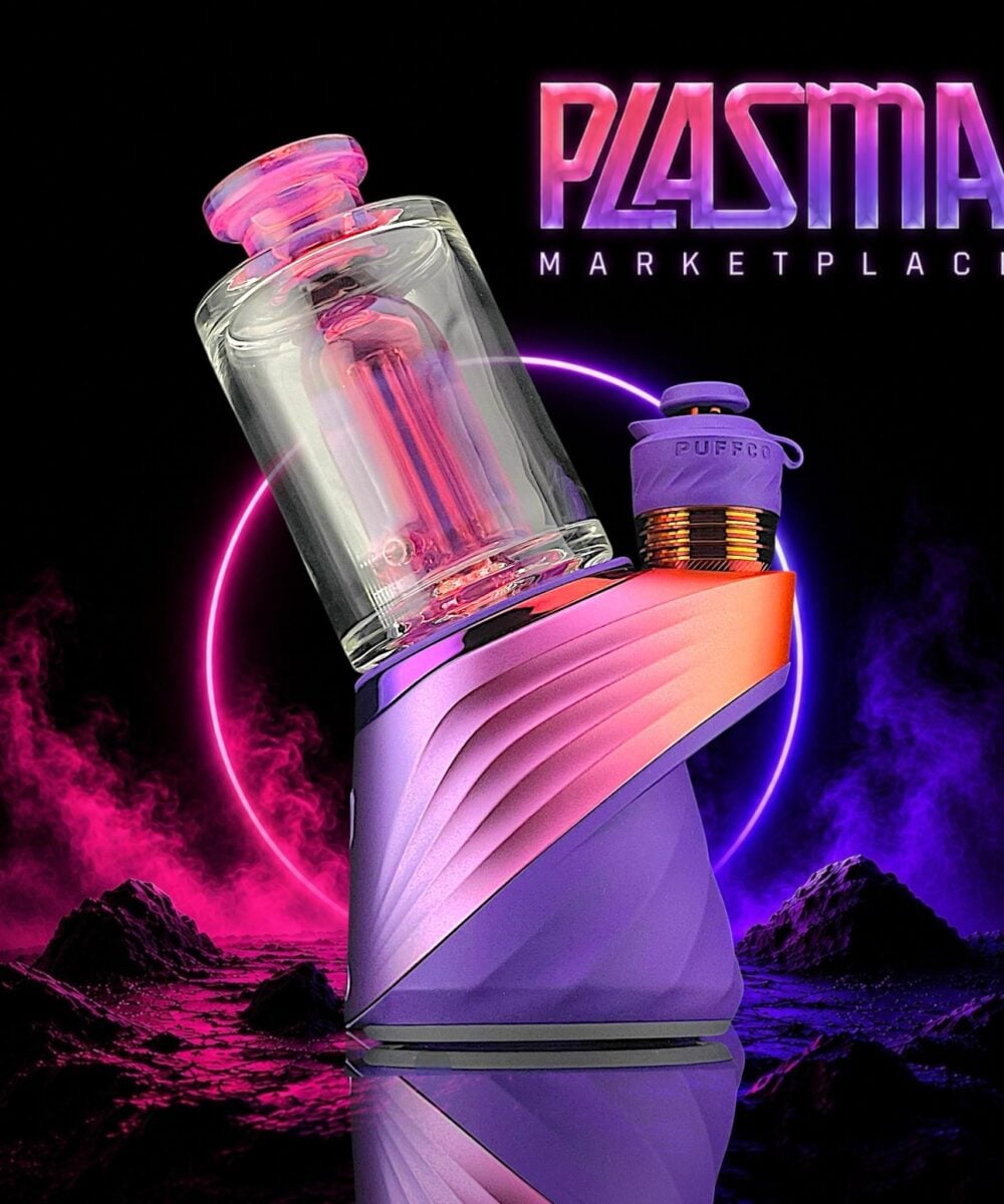 Alternative view of RANDOHM GLASS: WET PLASMA MARKETPLACE PUFFCO PEAK GLASS ATTACHMENT