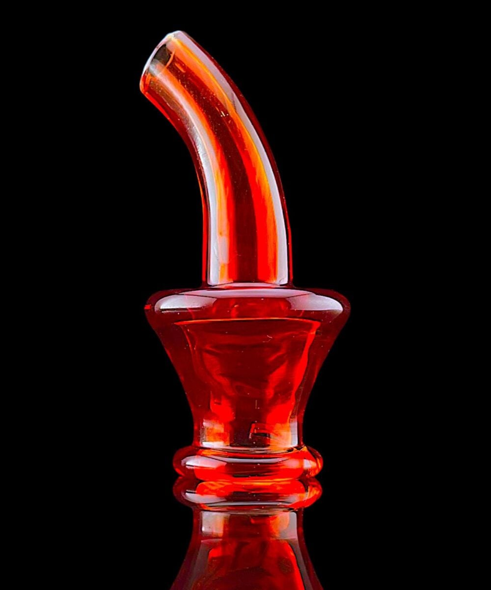Alternative view of IRIDESCENT GLASS: SHREDDER PUFFCO PIVOT MOUTHPIECE