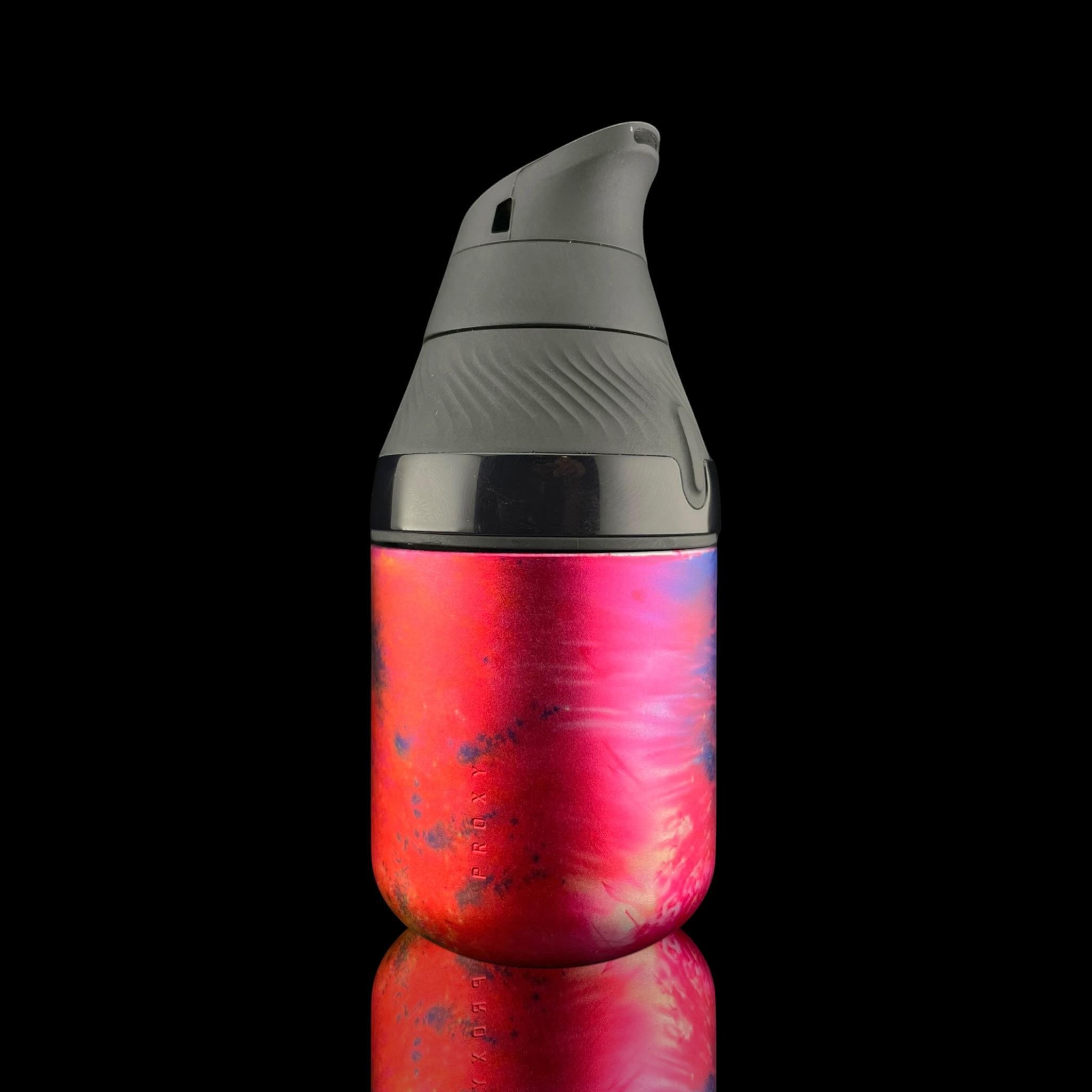 HASH SASH ATOMIZERS: TIE DYE ANODIZED CUP PUFFCO PROXY CORE GLASS ATTACHMENT - Image 8