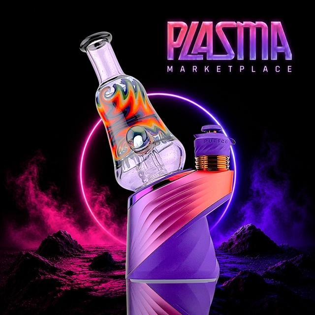 ANTHO 805 GLASS: PLASMA MARKETPLACE PUFFCO PEAK GLASS ATTACHMENT