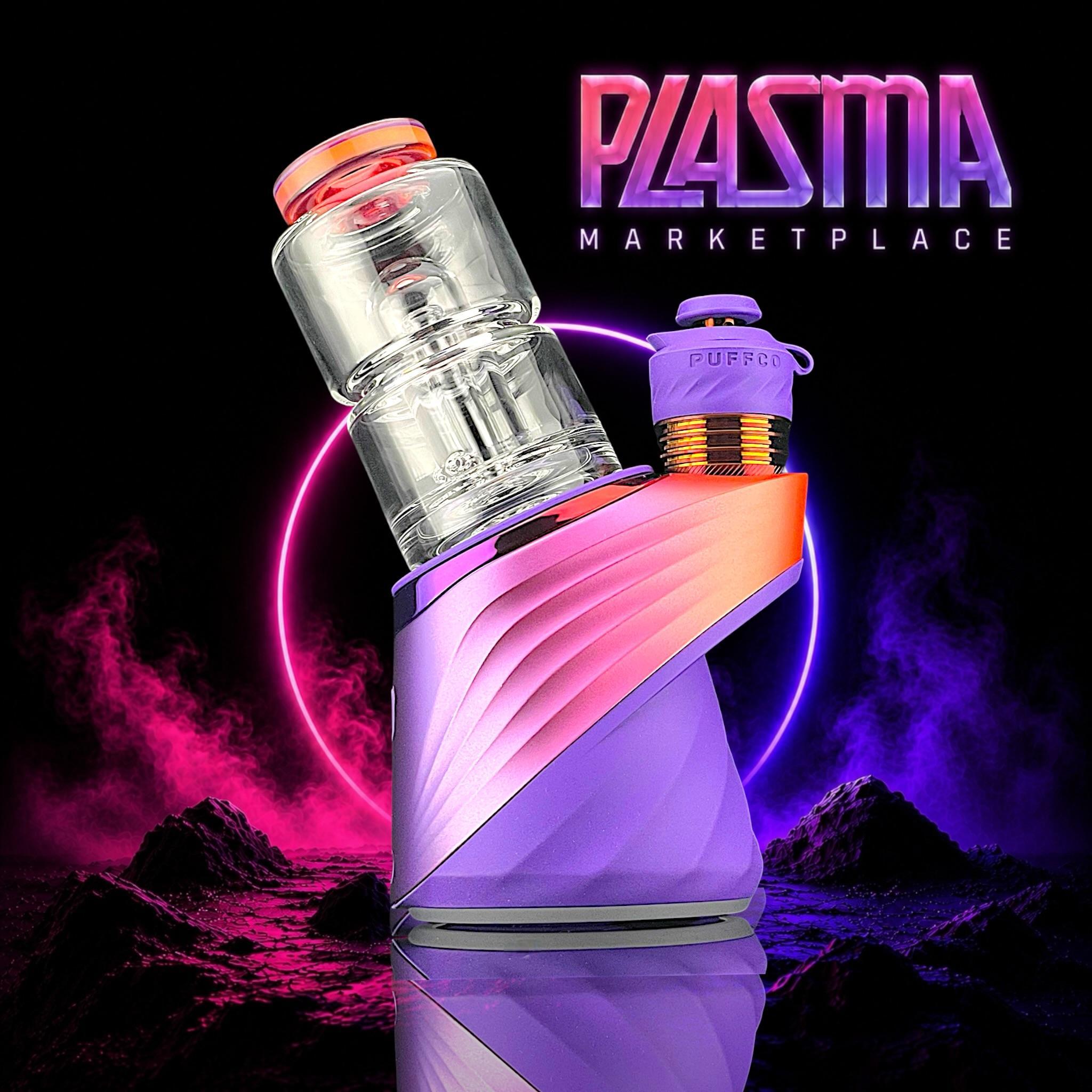 SPIDER GLASS: PLASMA MARKETPLACE PUFFCO PEAK GLASS ATTACHMENT - Image 3
