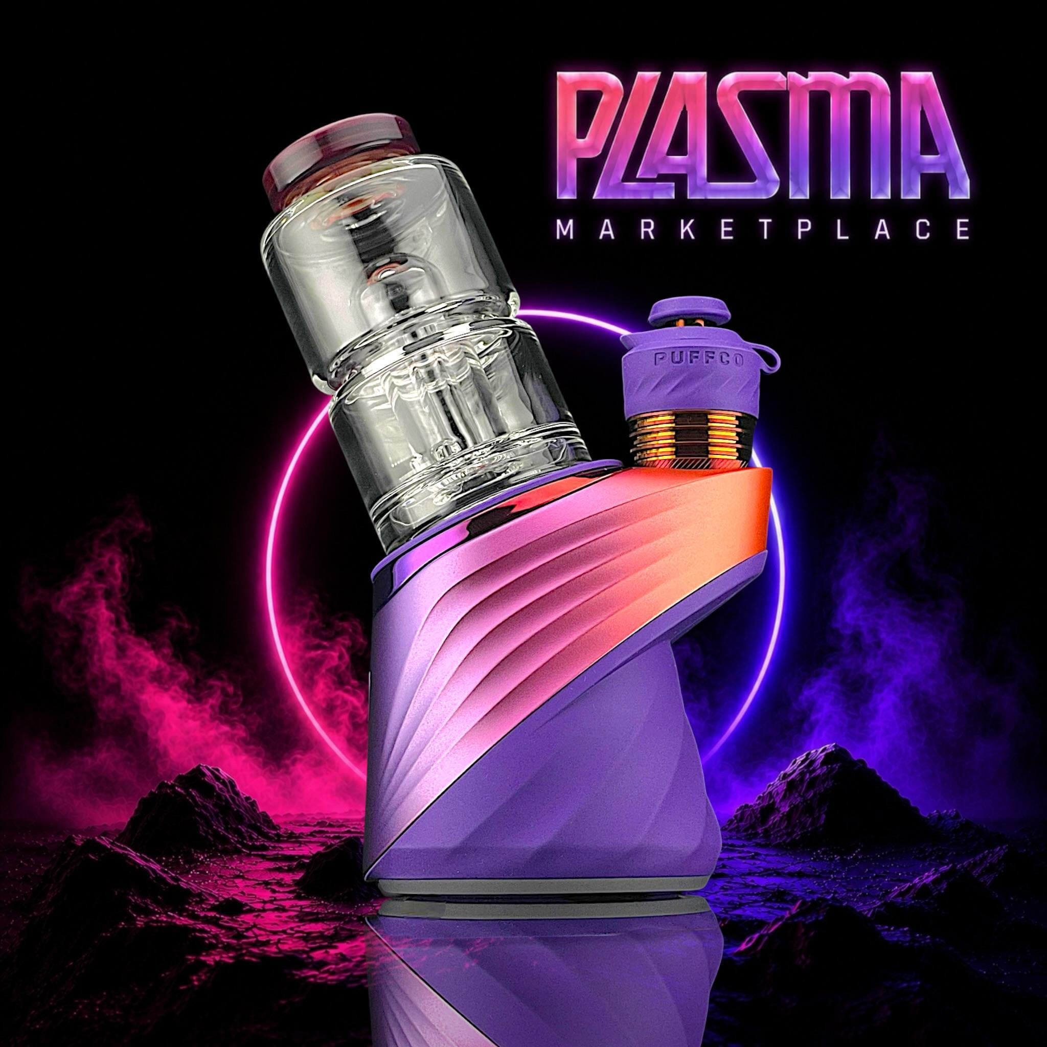 SPIDER GLASS: PLASMA MARKETPLACE PUFFCO PEAK GLASS ATTACHMENT - Image 8