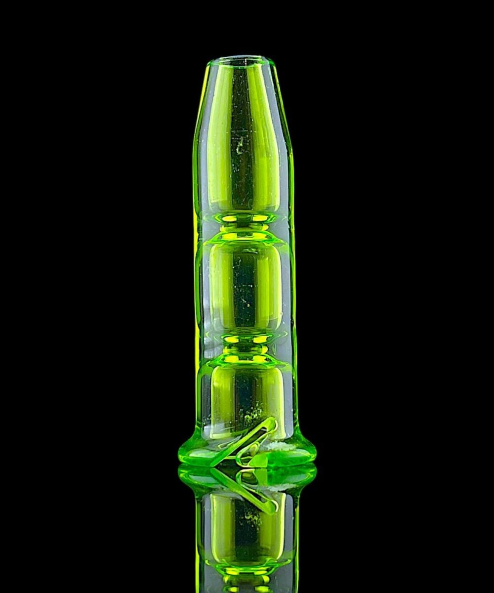 Alternative view of IRIDESCENT GLASS: BULLET PUFFCO PIVOT MOUTHPIECE