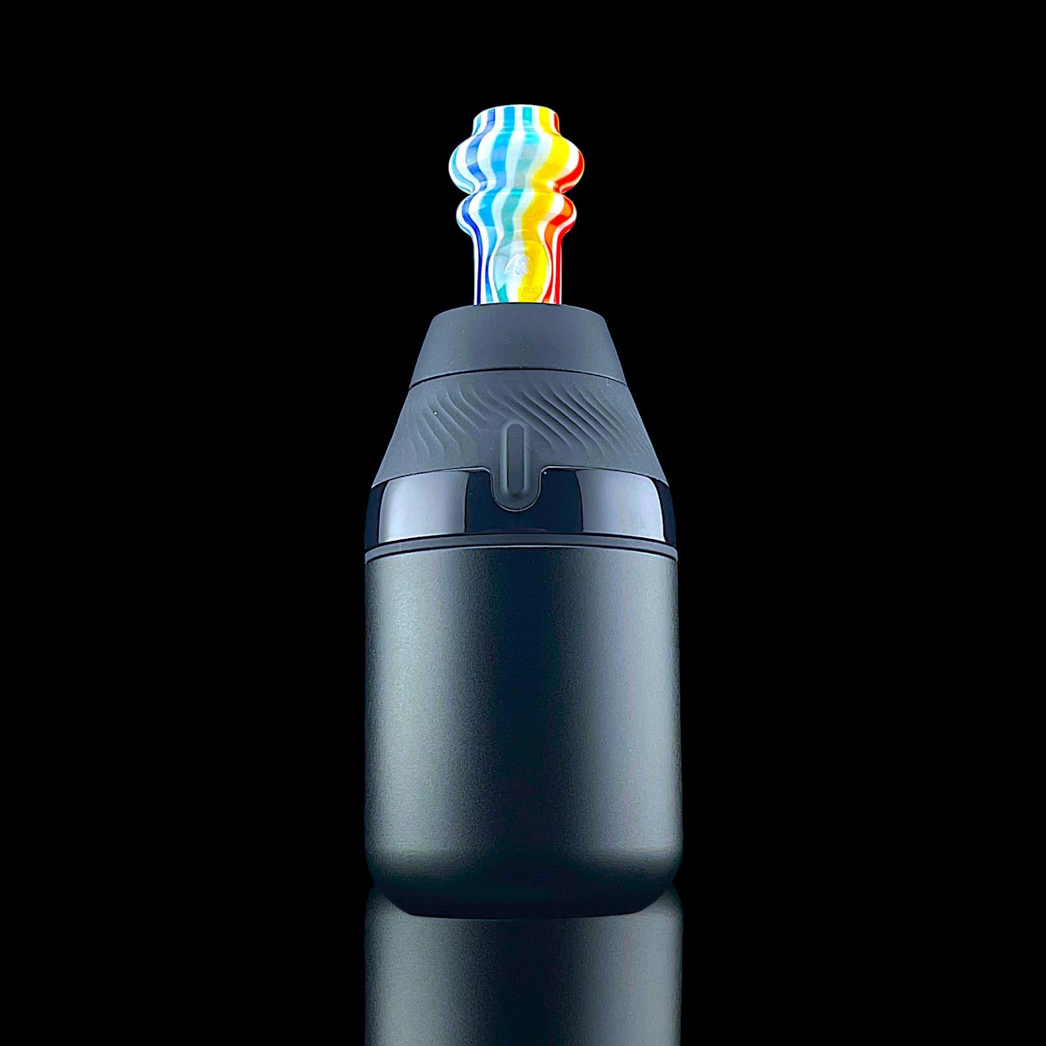 IRIDESCENT GLASS: OPAL STRIPE PUFFCO PROXY CORE MOUTHPIECE - Image 2