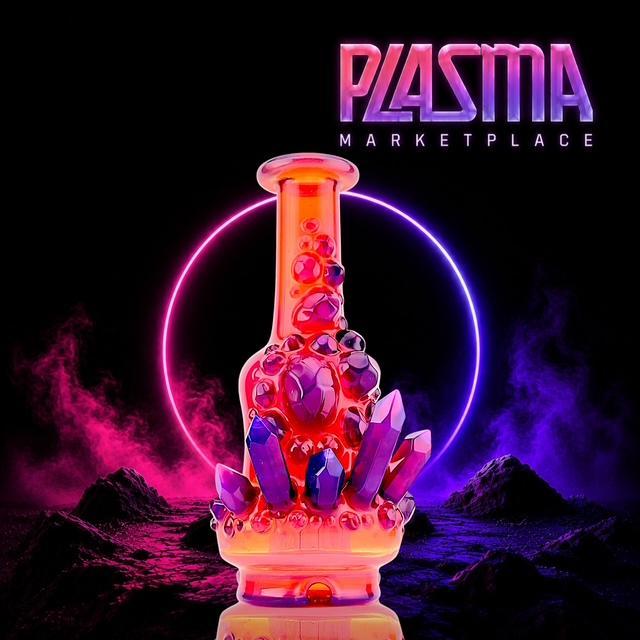 Alternative view of NORTHERN WATERS GLASS: WET PLASMA MARKETPLACE PUFFCO PEAK GLASS ATTACHMENT