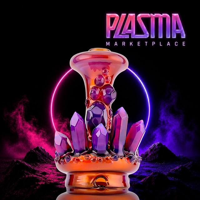 Alternative view of NORTHERN WATERS GLASS: DRY PLASMA MARKETPLACE PUFFCO PEAK GLASS ATTACHMENT