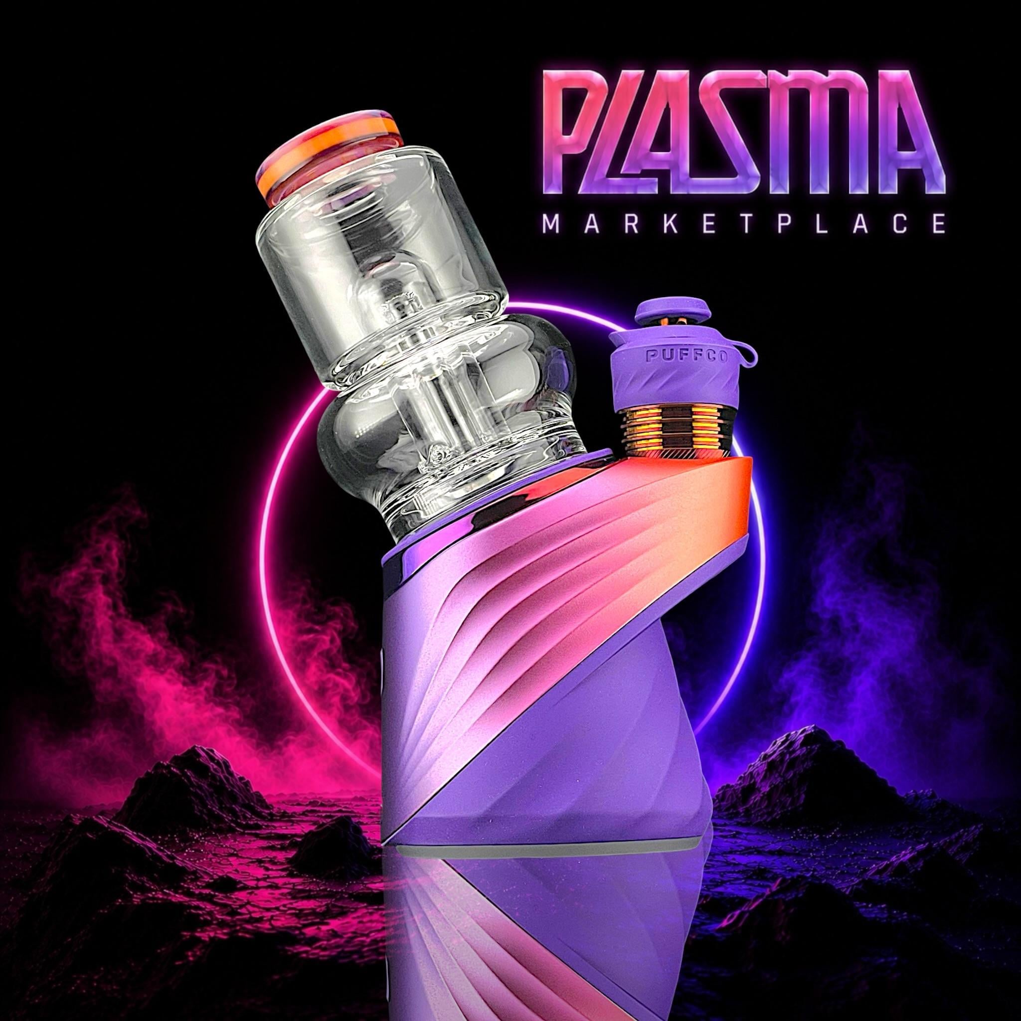 SPIDER GLASS: PLASMA MARKETPLACE PUFFCO PEAK GLASS ATTACHMENT - Image 4