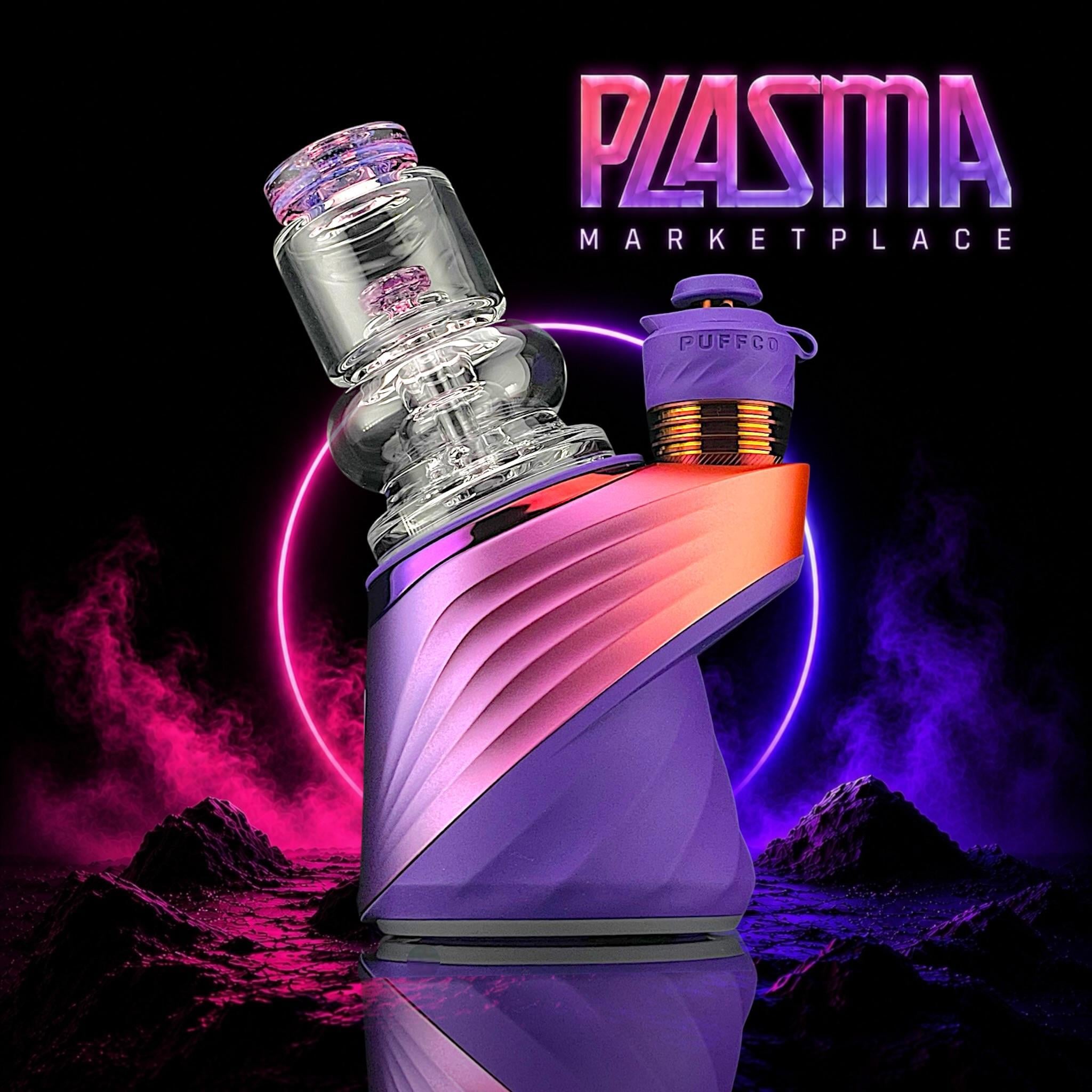 SPIDER GLASS: PLASMA MARKETPLACE PUFFCO PEAK GLASS ATTACHMENT - Image 2
