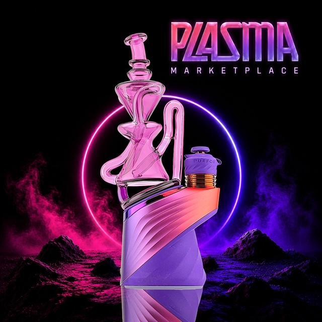 CAPTN CHRONIC GLASS: PLASMA MARKETPLACE PUFFCO PEAK GLASS ATTACHMENT