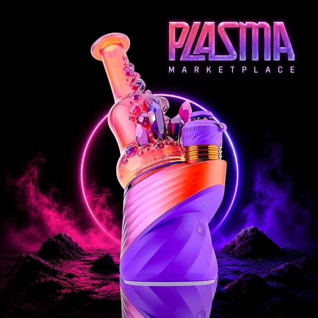 NORTHERN WATERS GLASS: WET PLASMA MARKETPLACE PUFFCO PEAK GLASS ATTACHMENT