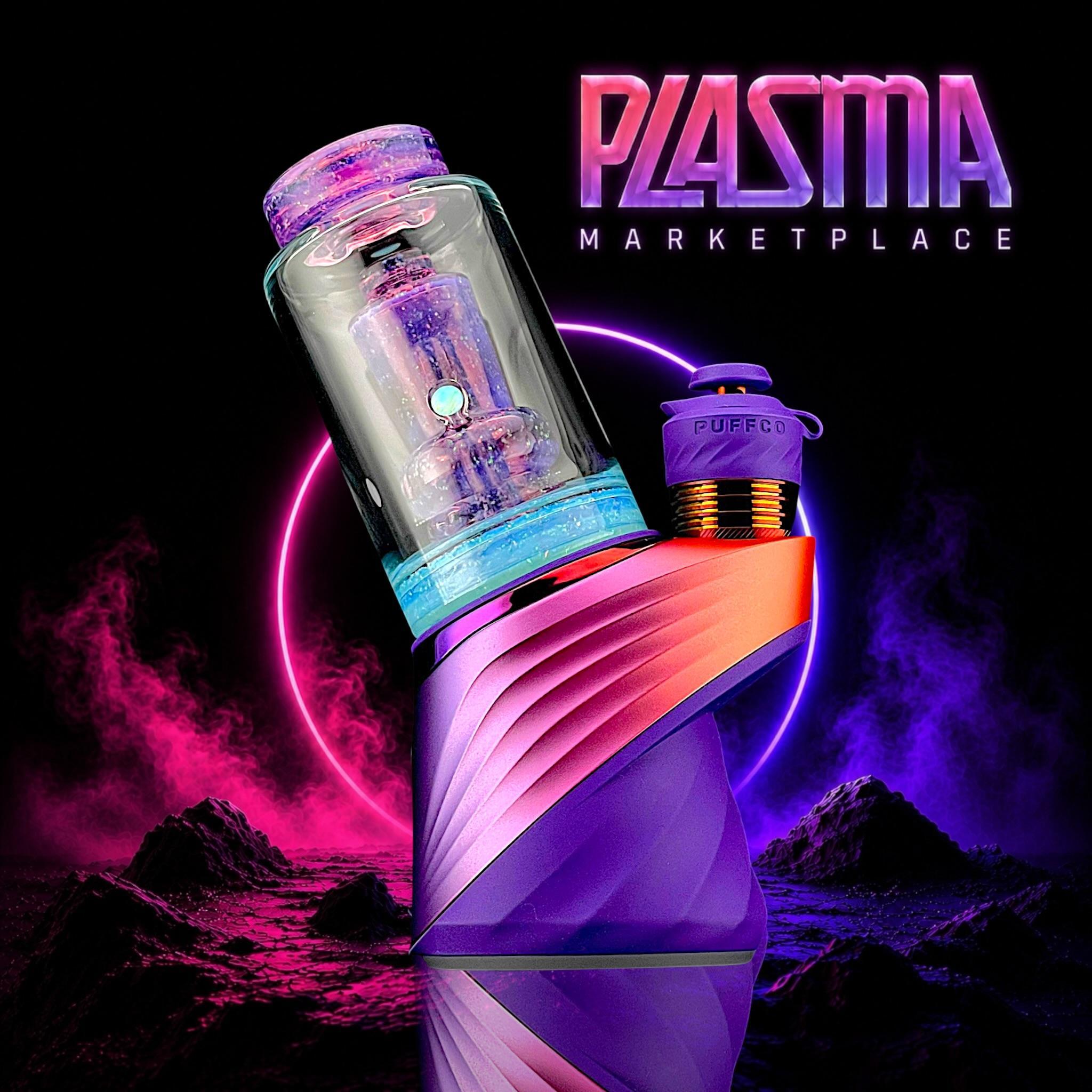 SPIDER GLASS: PLASMA MARKETPLACE PUFFCO PEAK GLASS ATTACHMENT