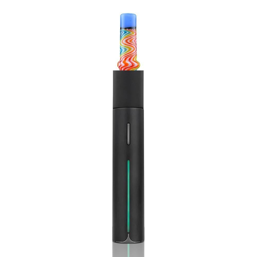 IRIDESCENT GLASS: STRIPED PUFFCO PIVOT MOUTHPIECE