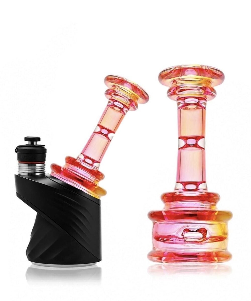 YETI DABS: FUMED DRY TOP PUFFCO PEAK GLASS ATTACHMENT