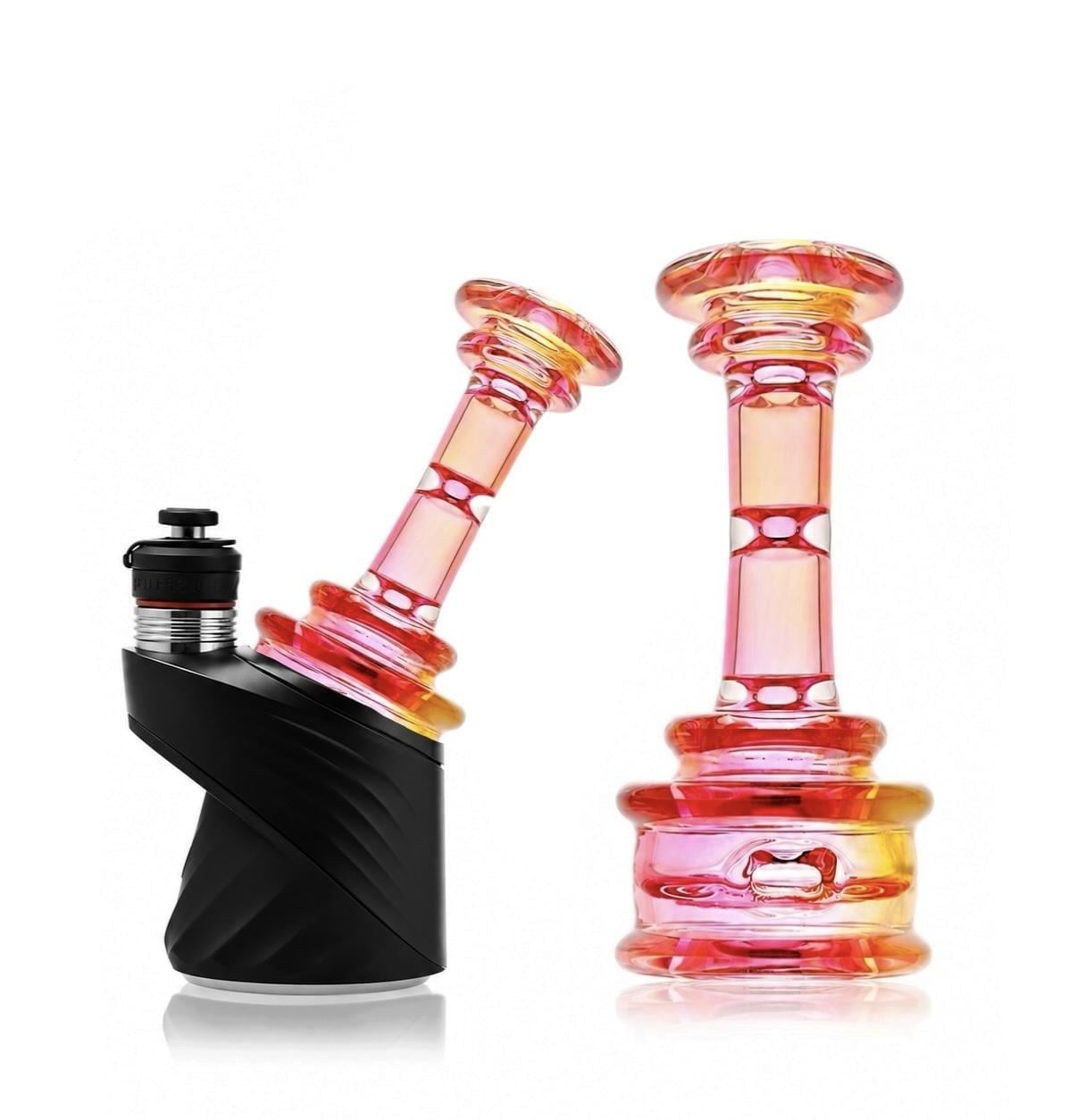 YETI DABS: FUMED DRY TOP PUFFCO PEAK GLASS ATTACHMENT