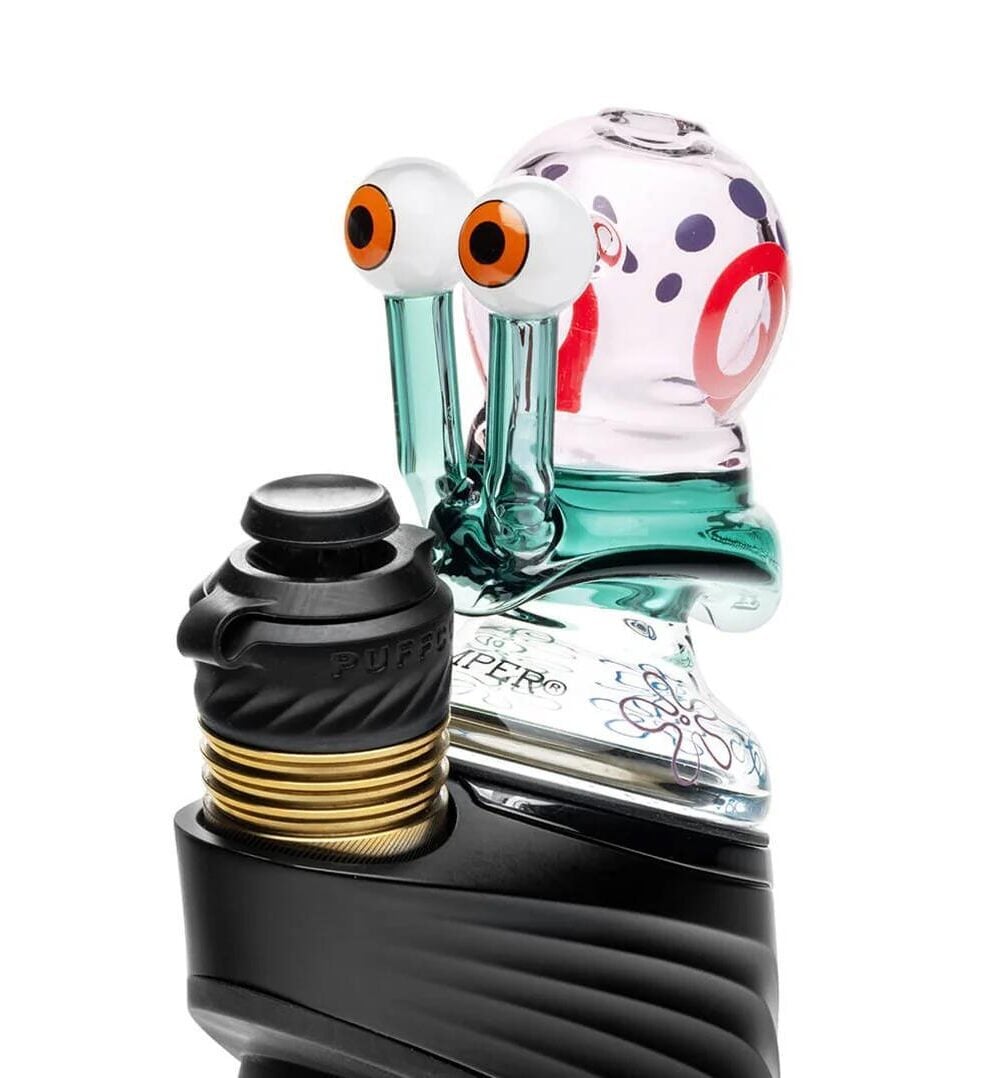 Alternative view of HEMPER GLASS: SNAIL PUFFCO PEAK GLASS ATTACHMENT