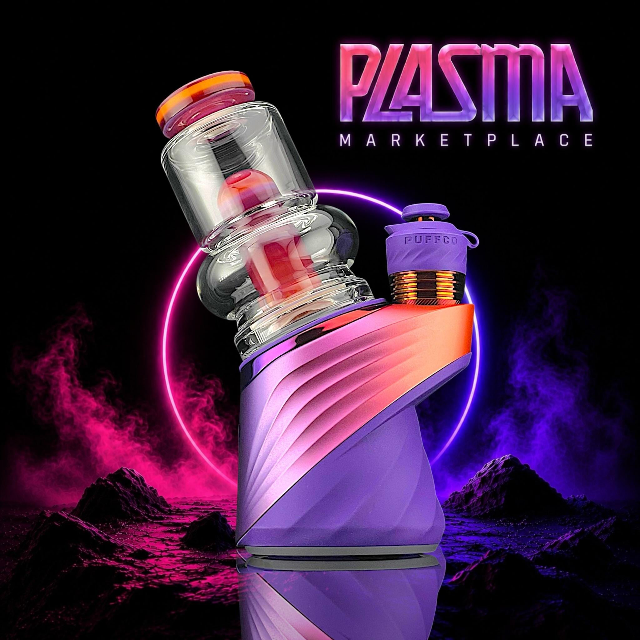 SPIDER GLASS: PLASMA MARKETPLACE PUFFCO PEAK GLASS ATTACHMENT - Image 9