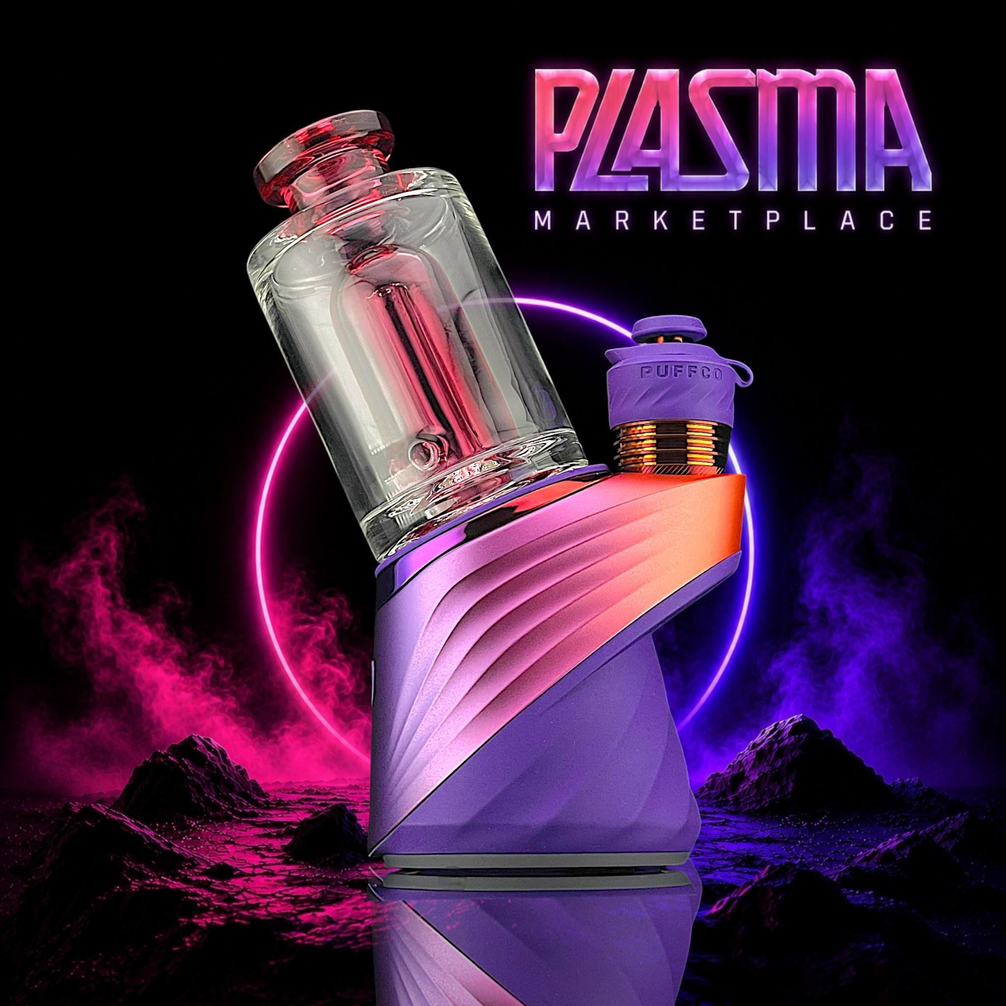RANDOHM GLASS: WET PLASMA MARKETPLACE PUFFCO PEAK GLASS ATTACHMENT