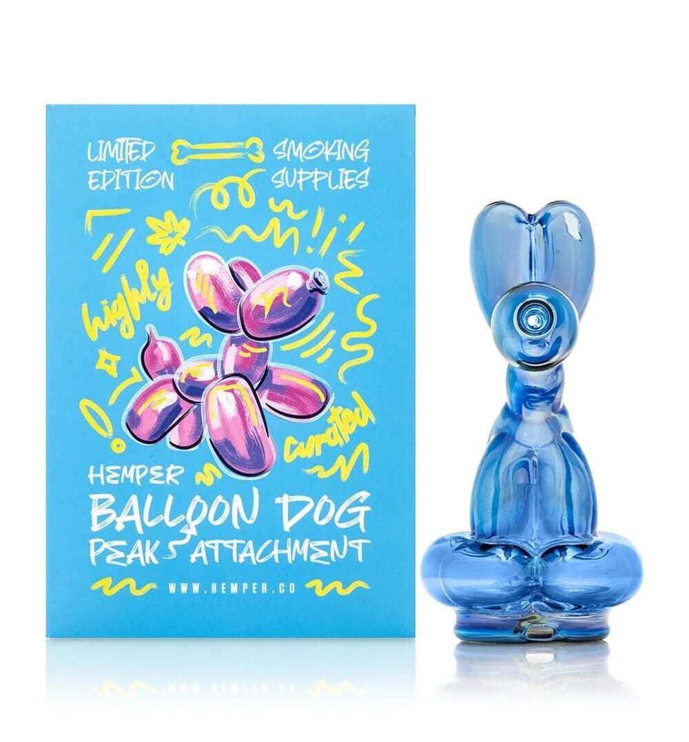 HEMPER GLASS: BALLOON DOG PUFFCO PEAK GLASS ATTACHMENT