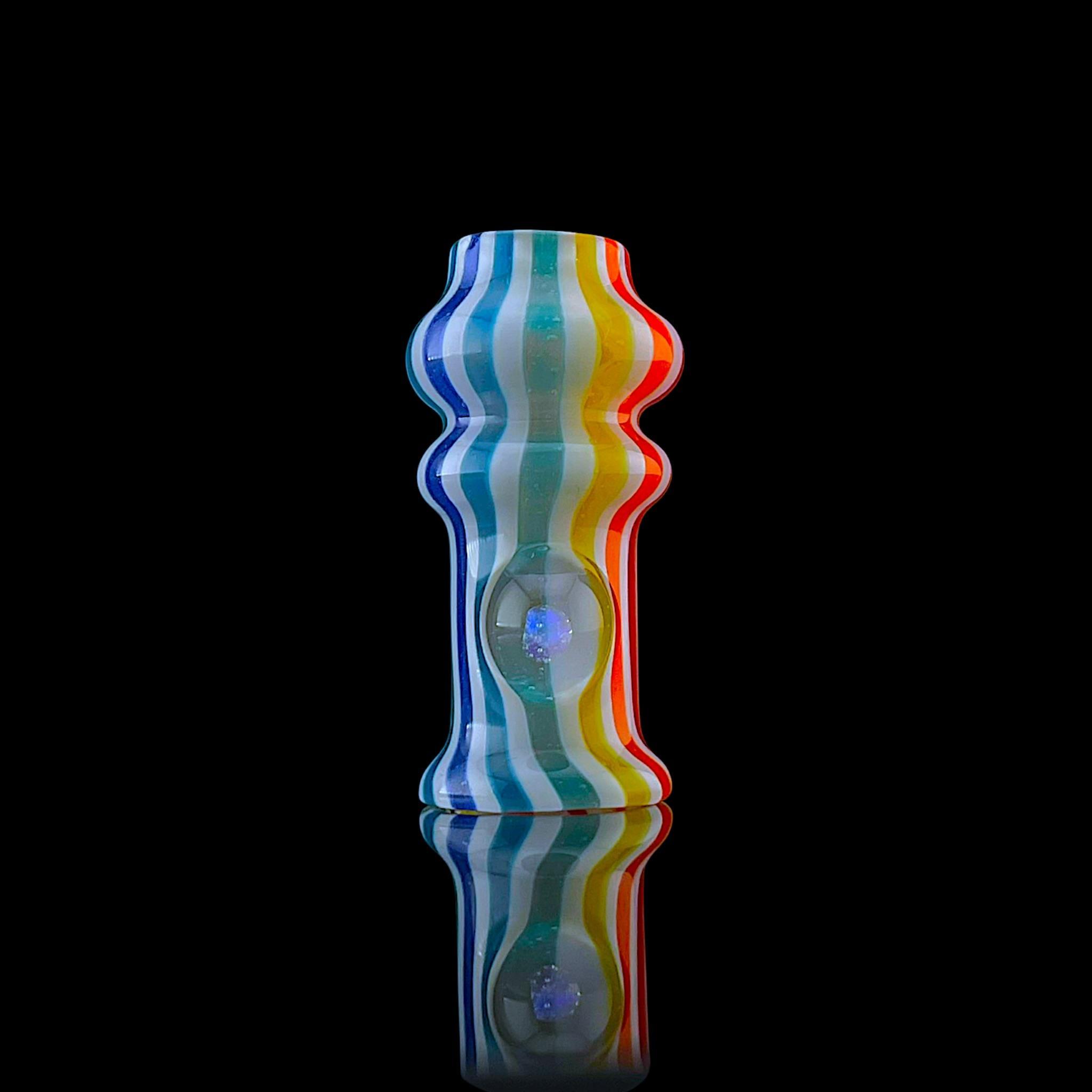 IRIDESCENT GLASS: OPAL TIP PUFFCO PIVOT MOUTHPIECE - Image 5